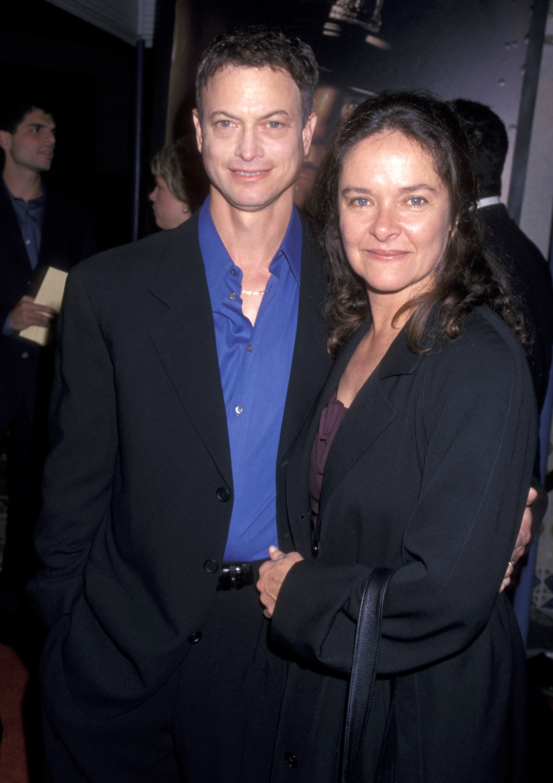 Gary Sinise et sa femme Moira Harris lors de la première du film "The Green Mile" au Mann Village Theatre à Westwood, Californie | Source : Getty Images