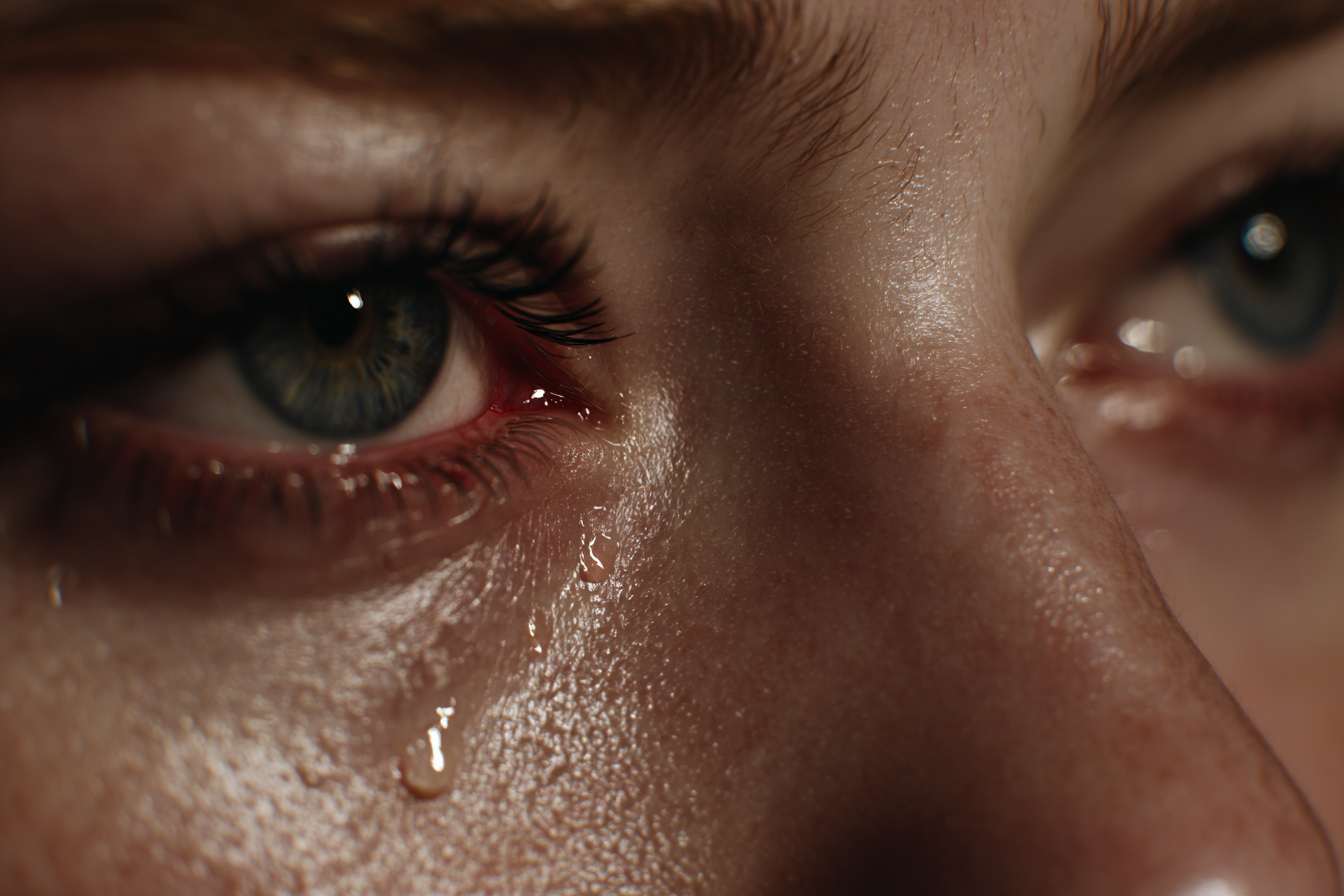 Une femme qui pleure | Source : Midjourney