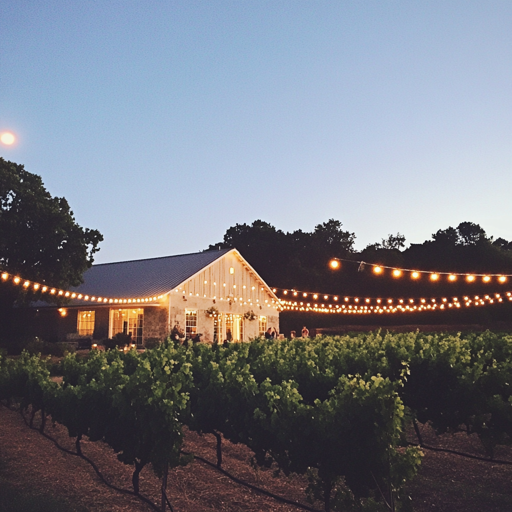 Un mariage dans un vignoble | Source : Midjourney