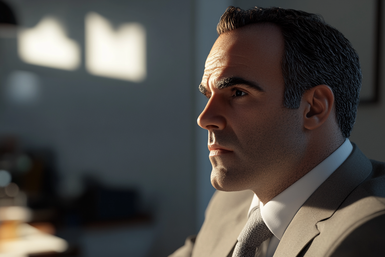Un homme dans son bureau | Source : Midjourney