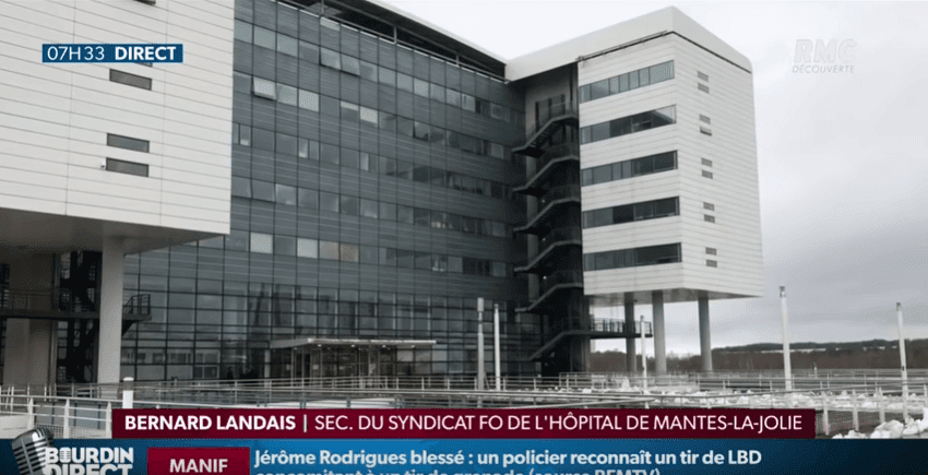 Hôpital de Mantes-la-Jolie | Youtube / RMC