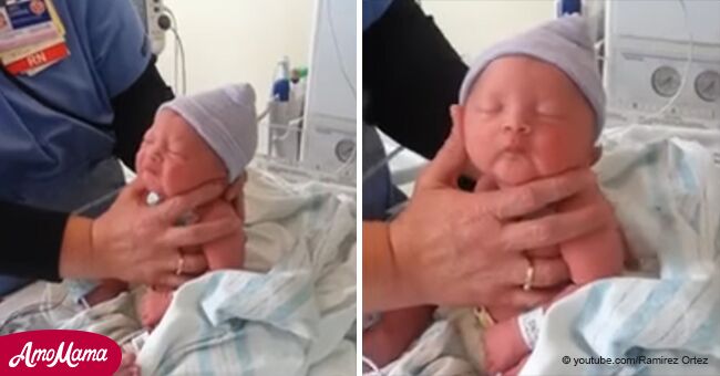 La vidéo d'une infirmière aidant un bébé à expulser les gaz est devenue virale