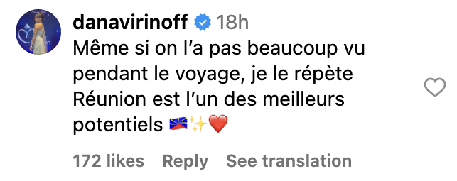 Commentaire d'un internaute | Source : Instagram