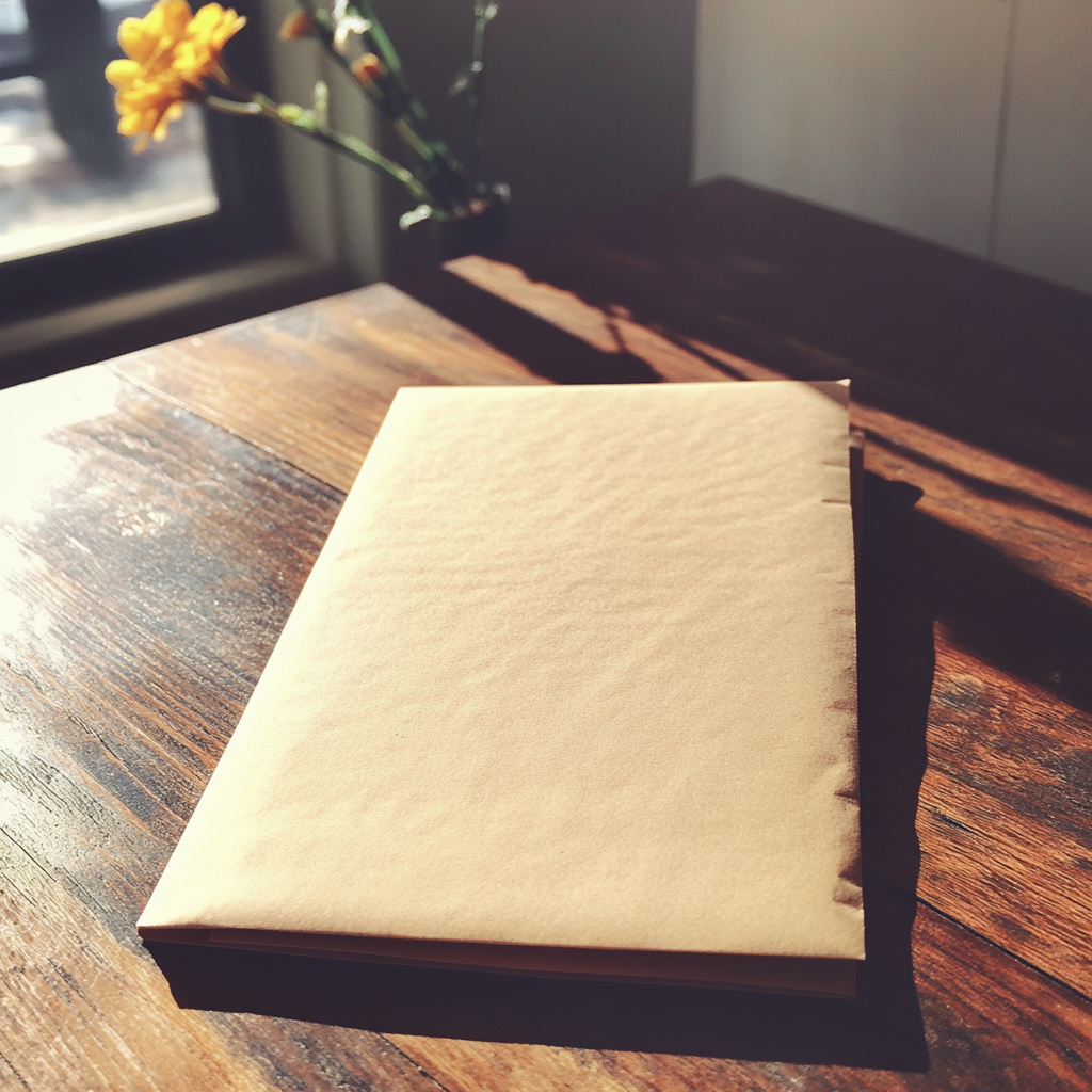 Une chemise manille sur une table | Source : Midjourney