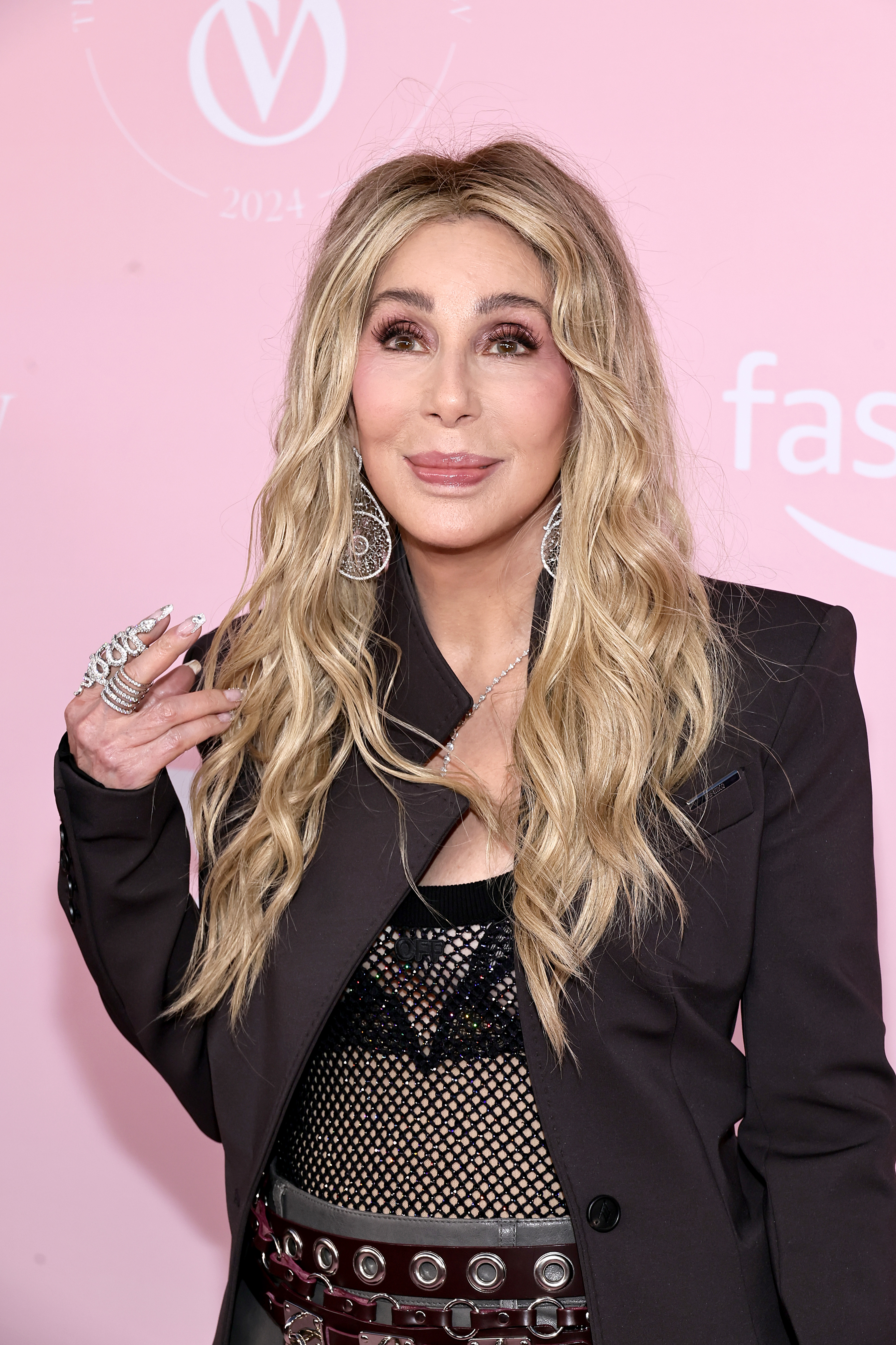 Cher au défilé de mode 2024 de Victoria's Secret à Brooklyn, New York, le 15 octobre 2024 | Source : Getty Images