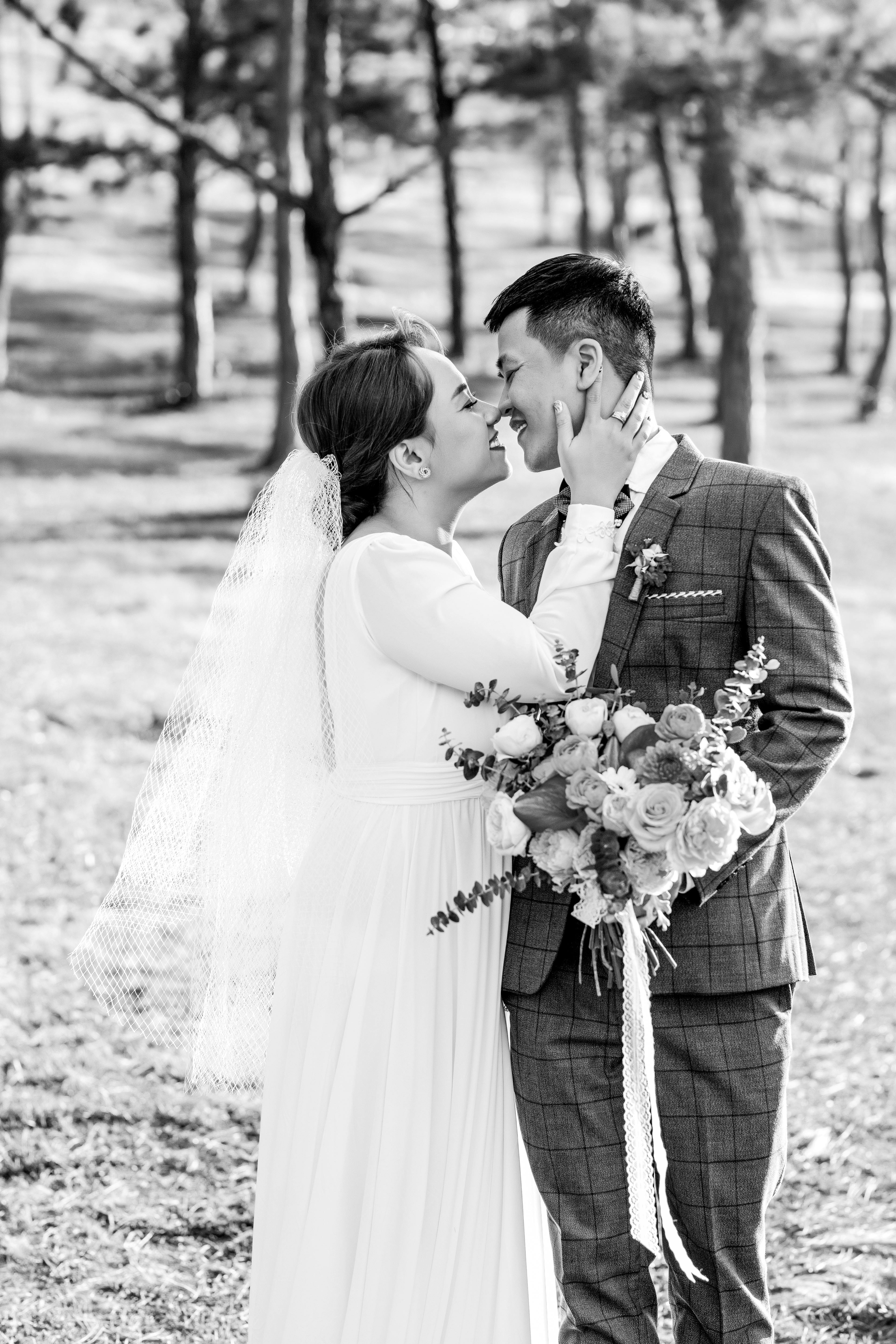 Rachel et James le jour de leur mariage, plein d'espoirs et de rêves | Source : Pexels