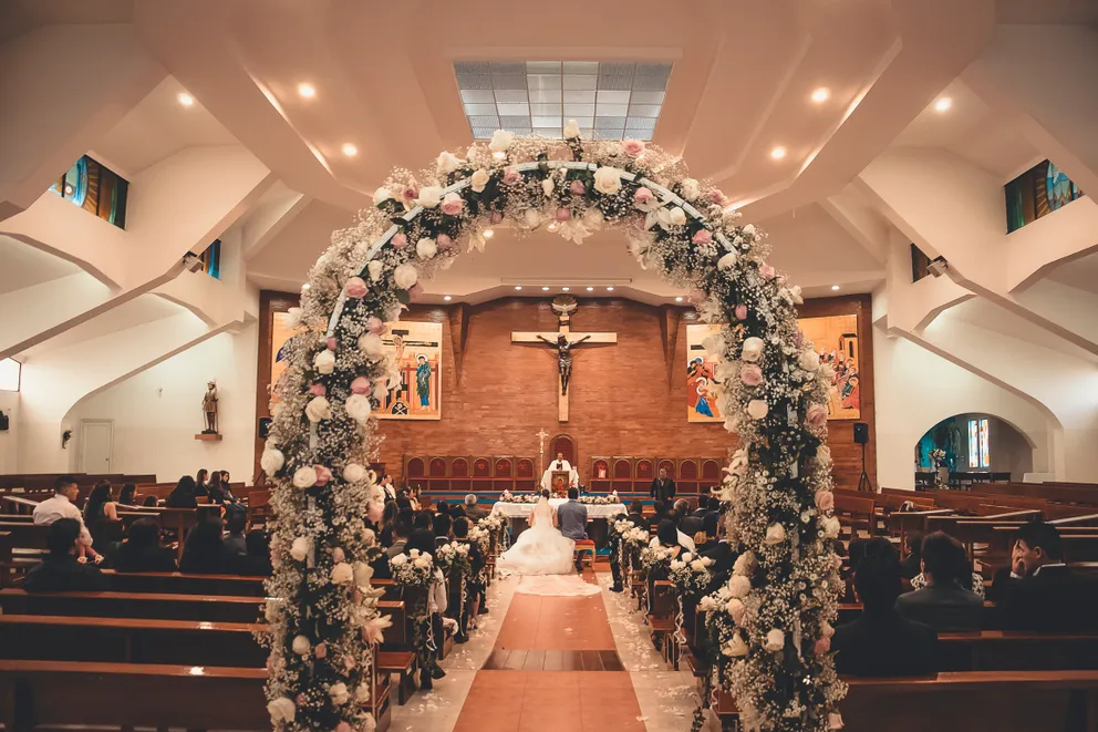 Shannon et Gilbert se sont mariés dans une église | Photo : Pexels