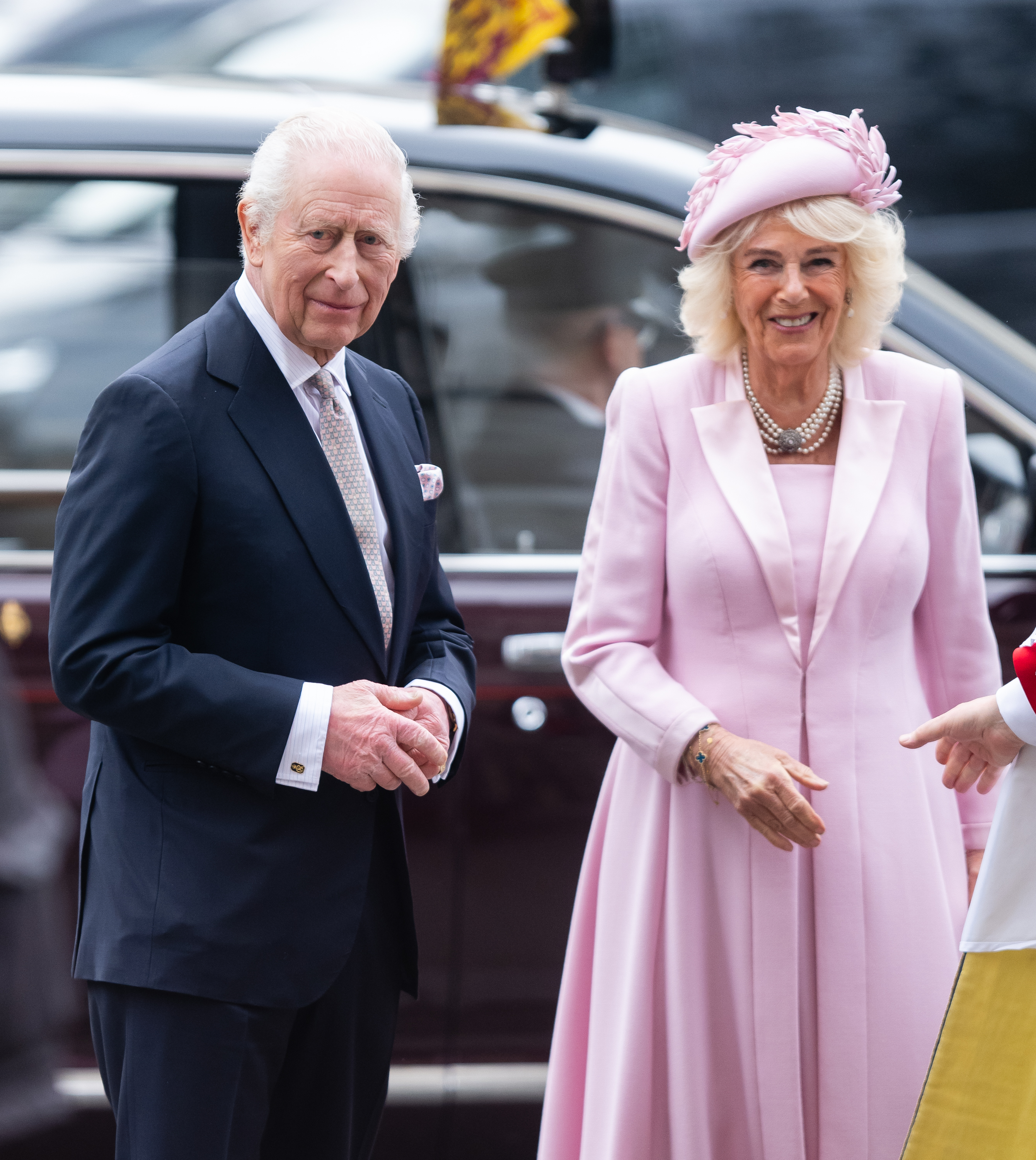 Le roi Charles III et la reine Camilla assistent aux célébrations du Jour du Commonwealth à l'abbaye de Westminster, le 10 mars 2025, à Londres, en Angleterre | Source : Getty Images