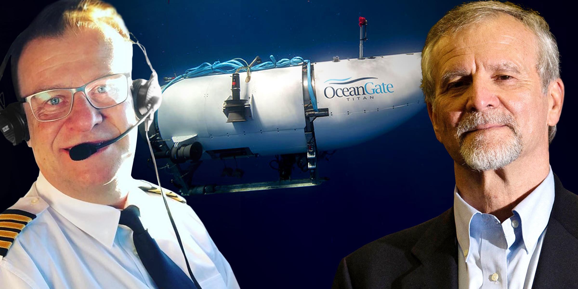 Hamish Harding, Paul-Henri Nargeolet et l'OceanGate submersible | Source: instagram.com/actionaviationchairman Getty Images