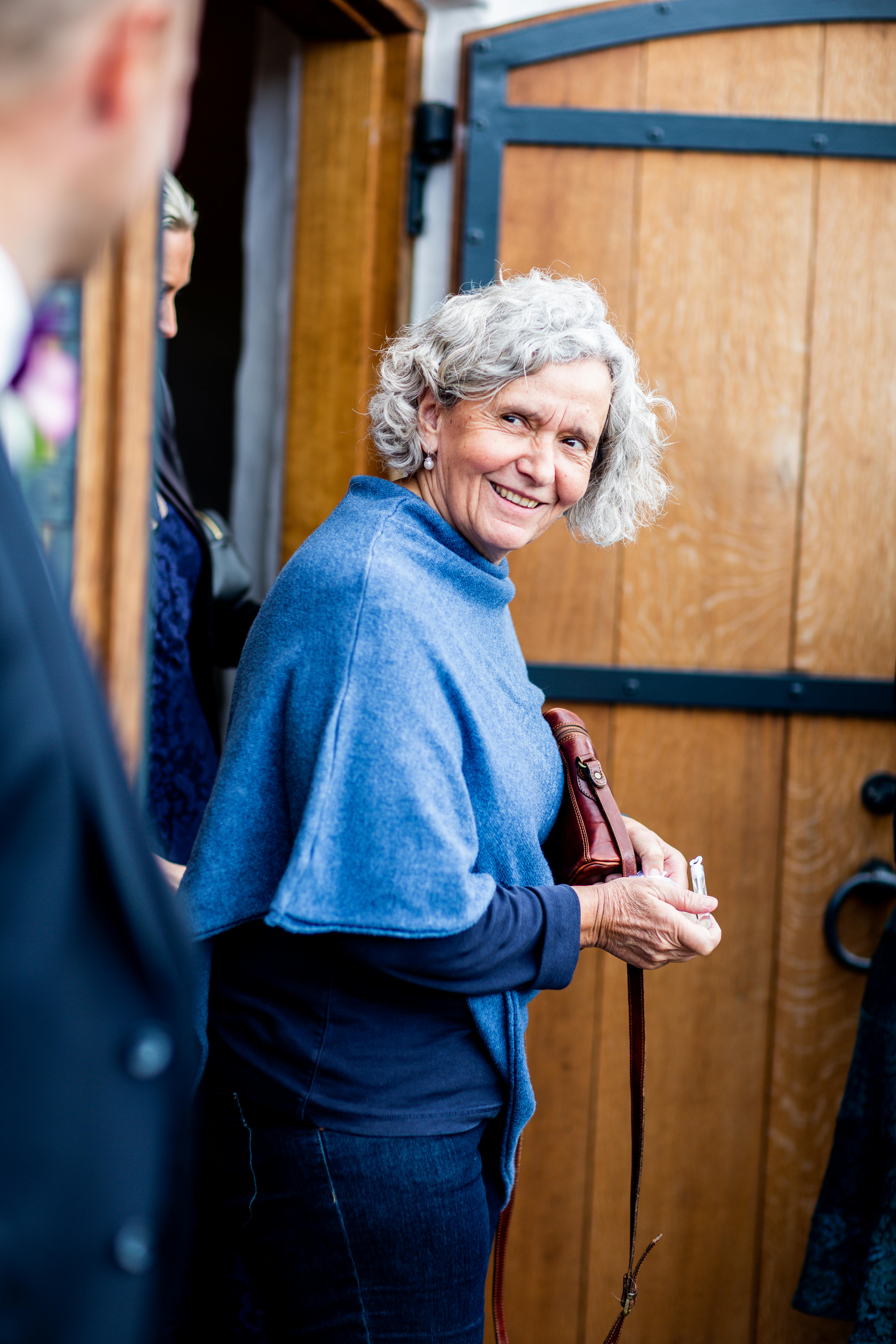 serious older woman
