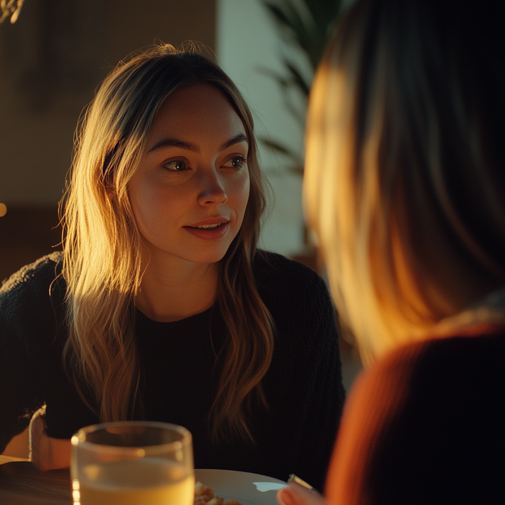 Une femme qui parle à une autre femme | Source : Midjourney