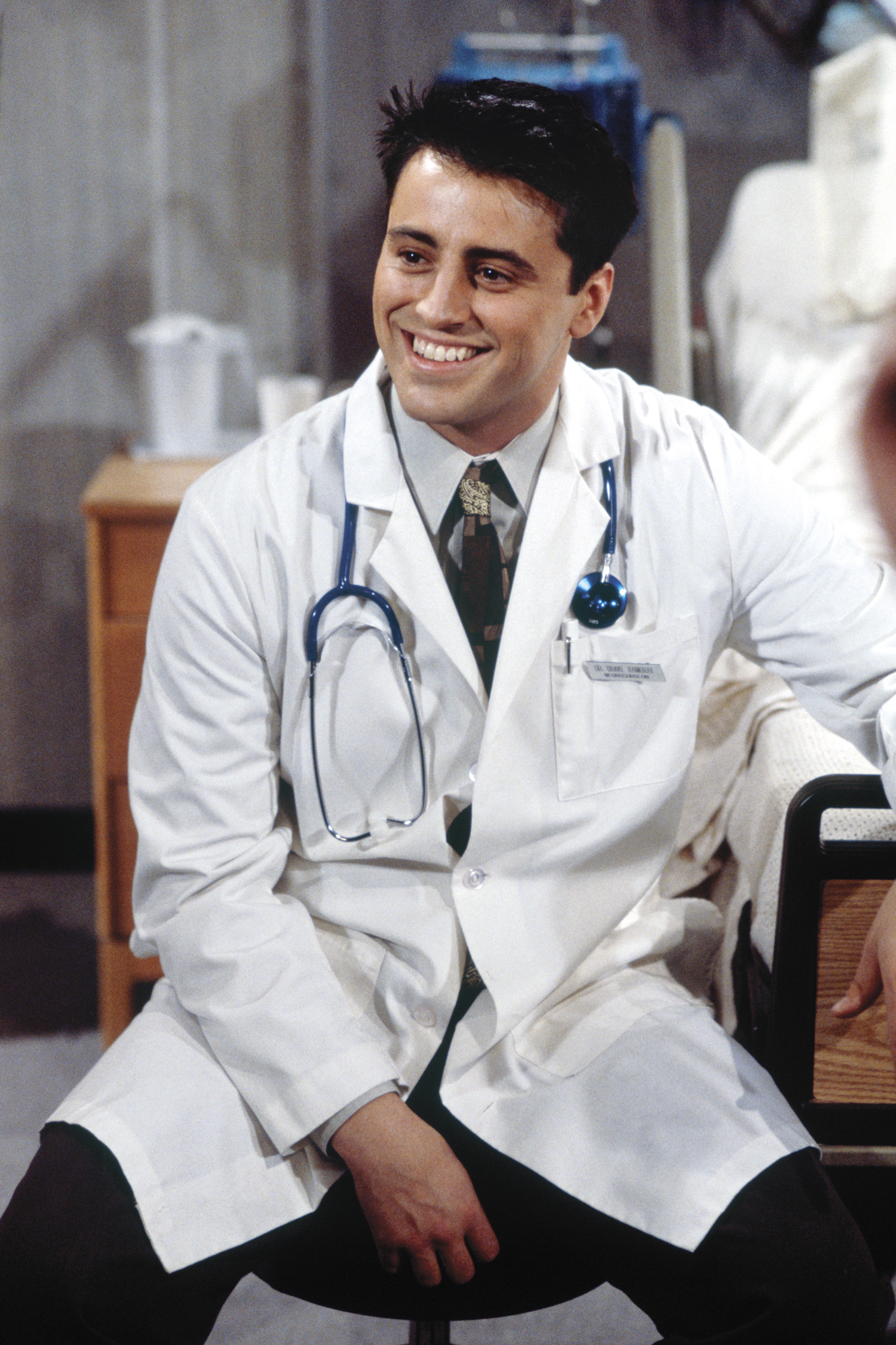 Matt LeBlanc en train de tourner la première saison de "Friends", vers 1995. | Source : Getty Images