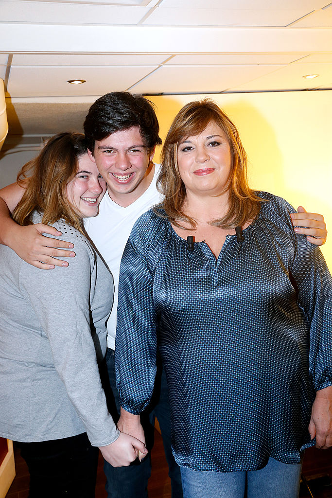 Michèle Bernier, sa fille Charlotte Gaccio et son fils Enzo | Source : Getty Images