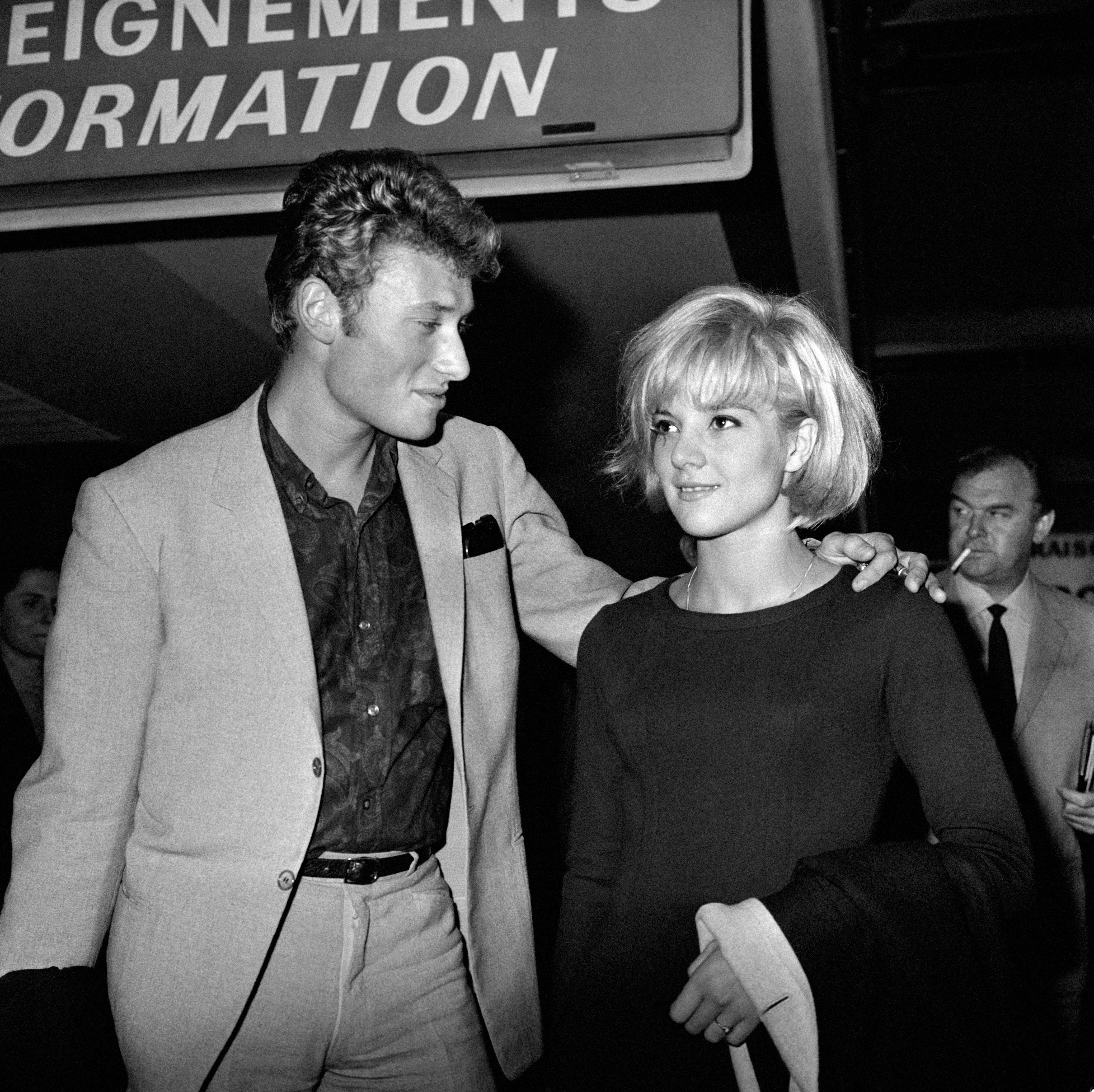 Sylvie Vartan et Johnny Hallyday en 1963 | photo : Getty Images