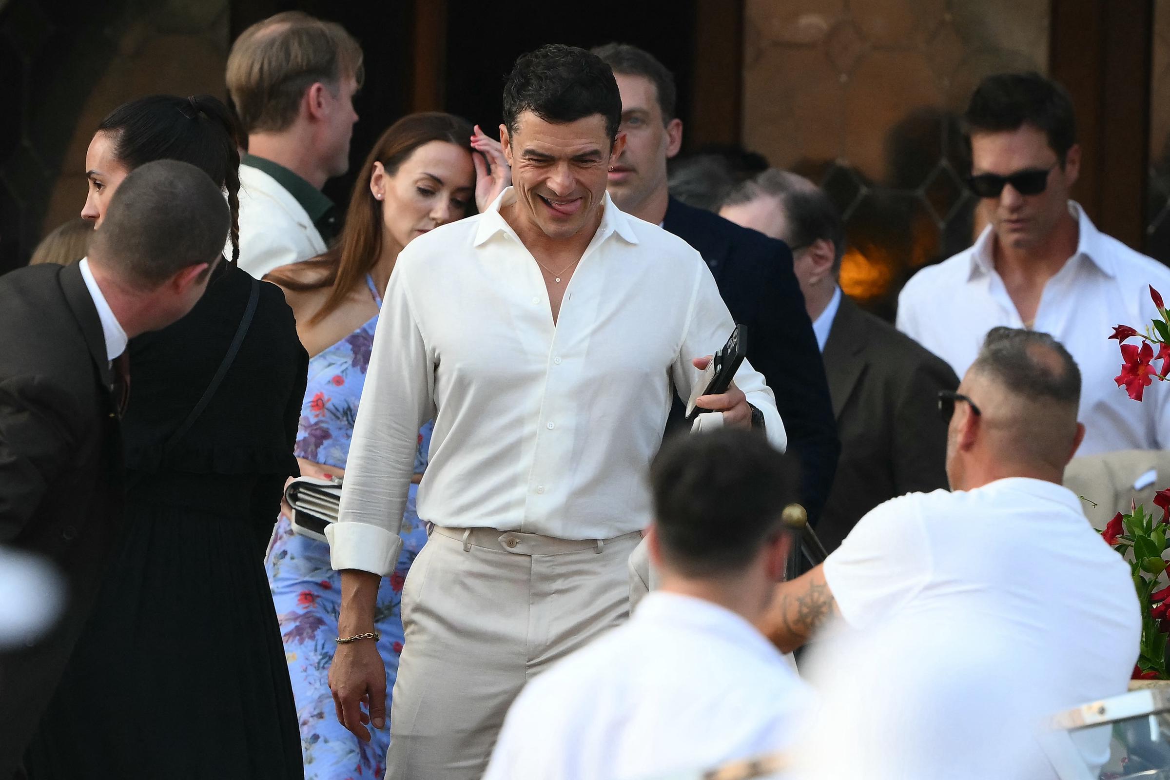 Orlando Bloom avant le mariage de Jeff Bezos et Lauren Sánchez, le 26 juin 2025, à Venise, en Italie. | Source : Getty Images