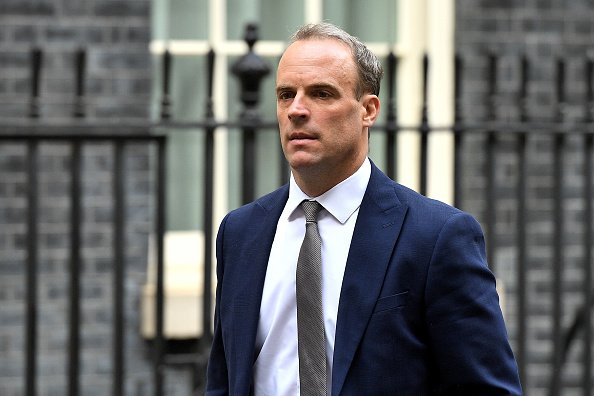 Dominic Raab, à Downing Street le 3 septembre 2019 à Londres, en Angleterre. | Photo : Getty Images