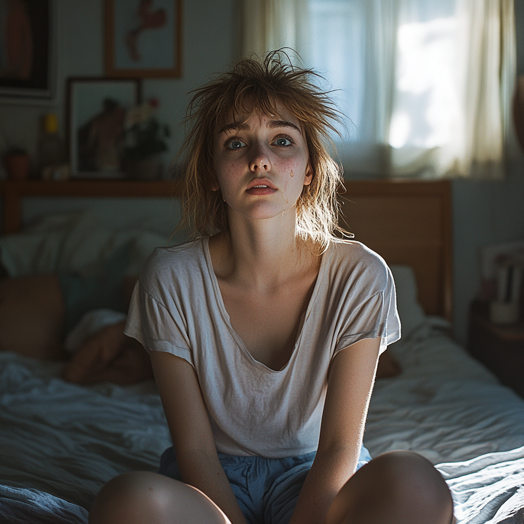 Une femme émotive | Source : Midjourney