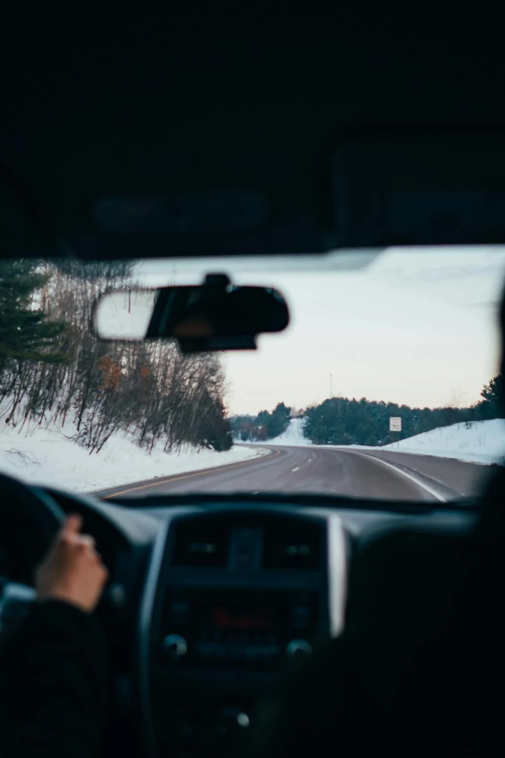 Conduite dans la neige | Source : Pexels