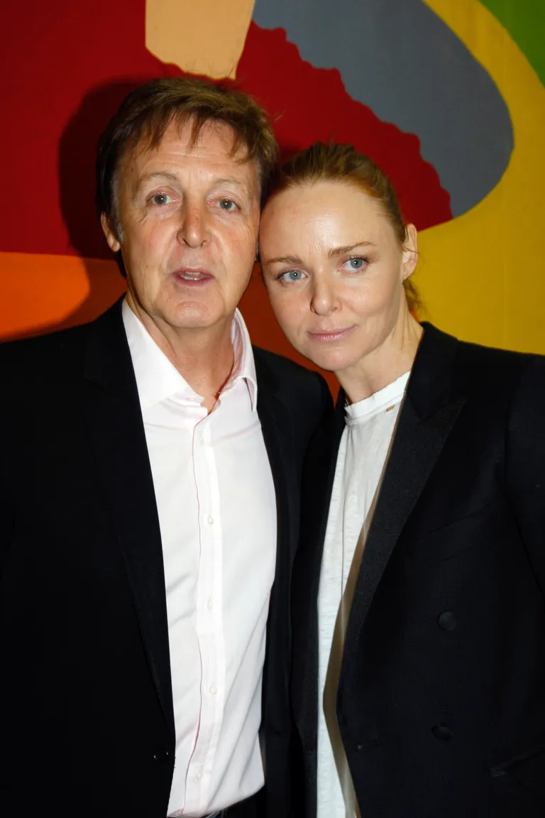 Paul McCartney et Stella McCartney, le 2 octobre 2008 à Paris, France. | Source : Getty Images