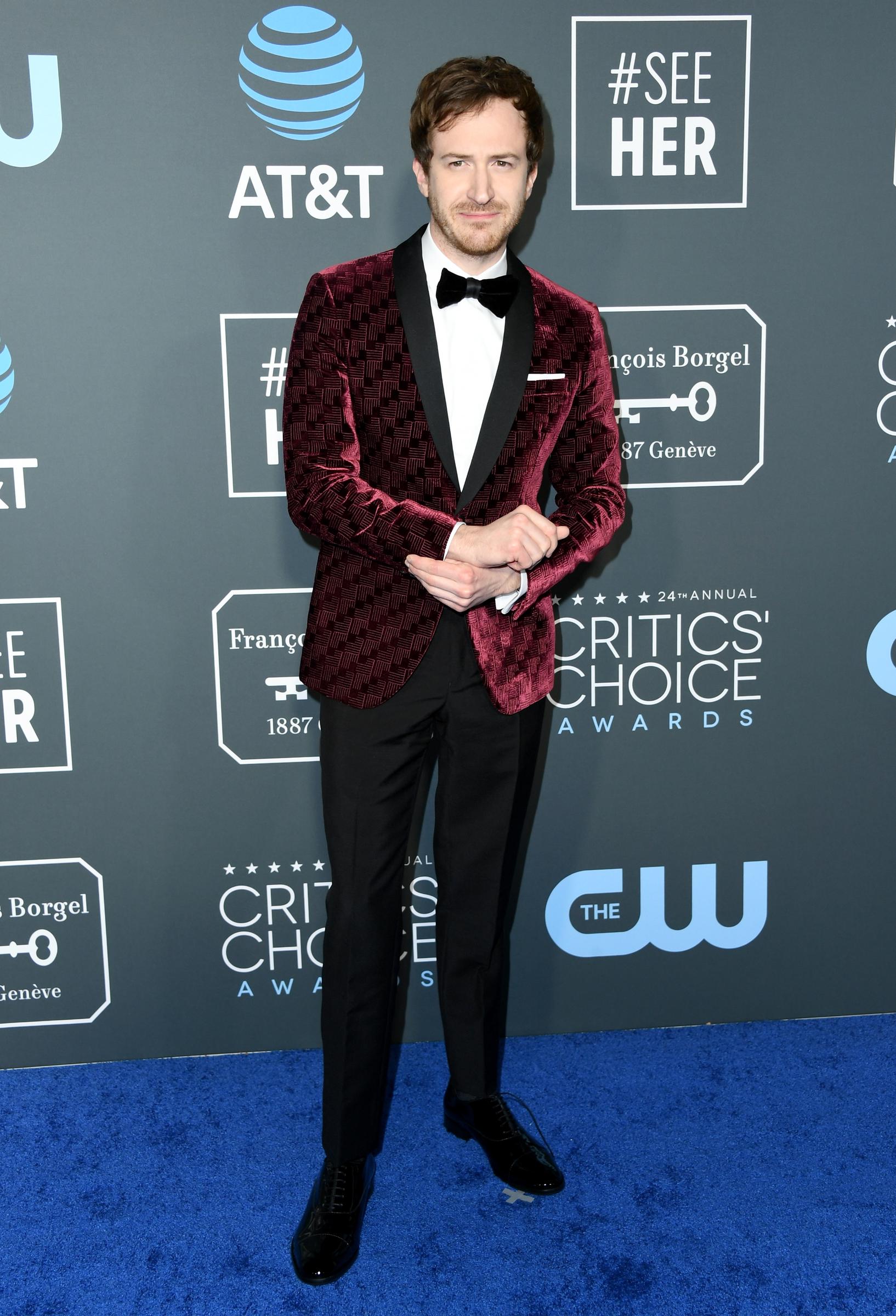 Joseph Mazzello assiste à la 24e édition des Critics' Choice Awards, le 13 janvier 2019, à Santa Monica, en Californie. | Source : Getty Images