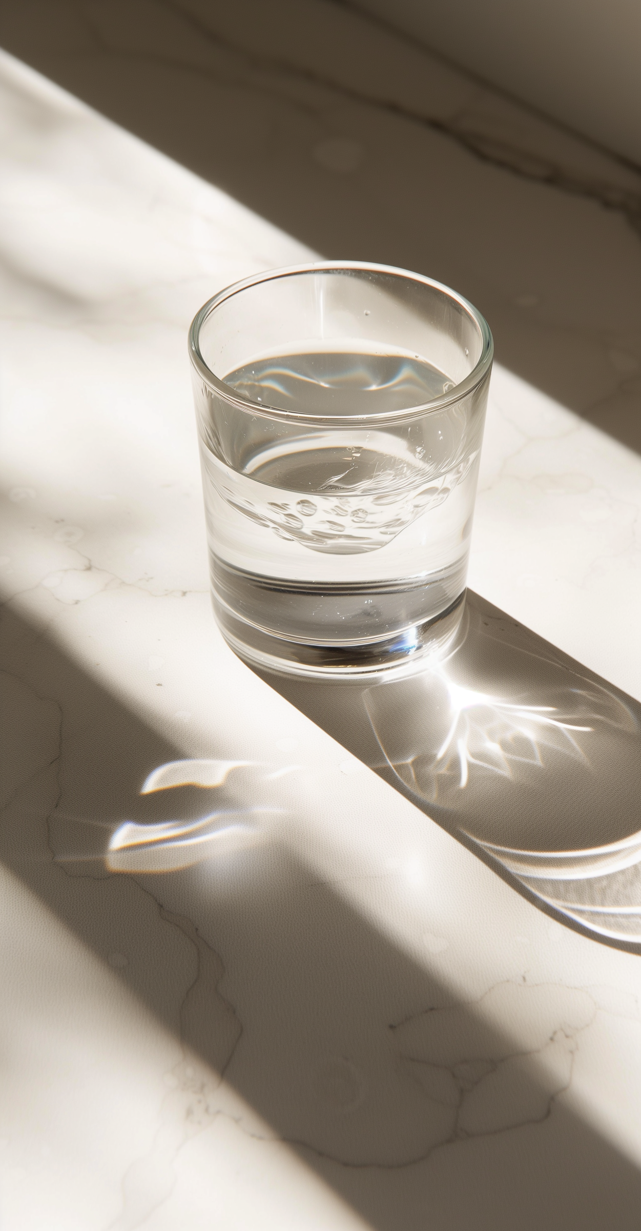 Un verre d'eau | Source : Midjourney