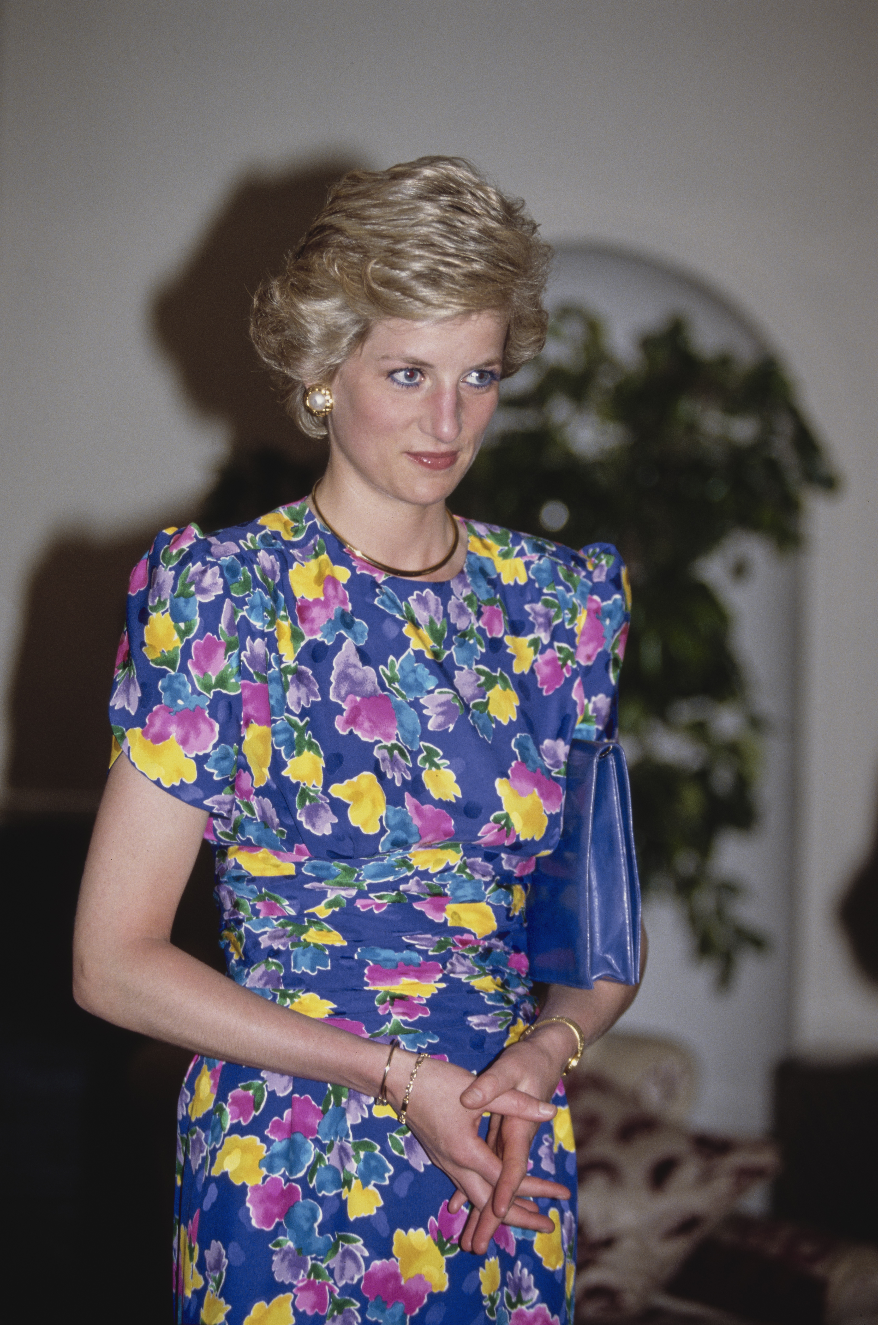 La princesse Diana de Galles visite la maison de l'État à Lagos, au Nigeria, en mars 1990. | Source : Getty Images