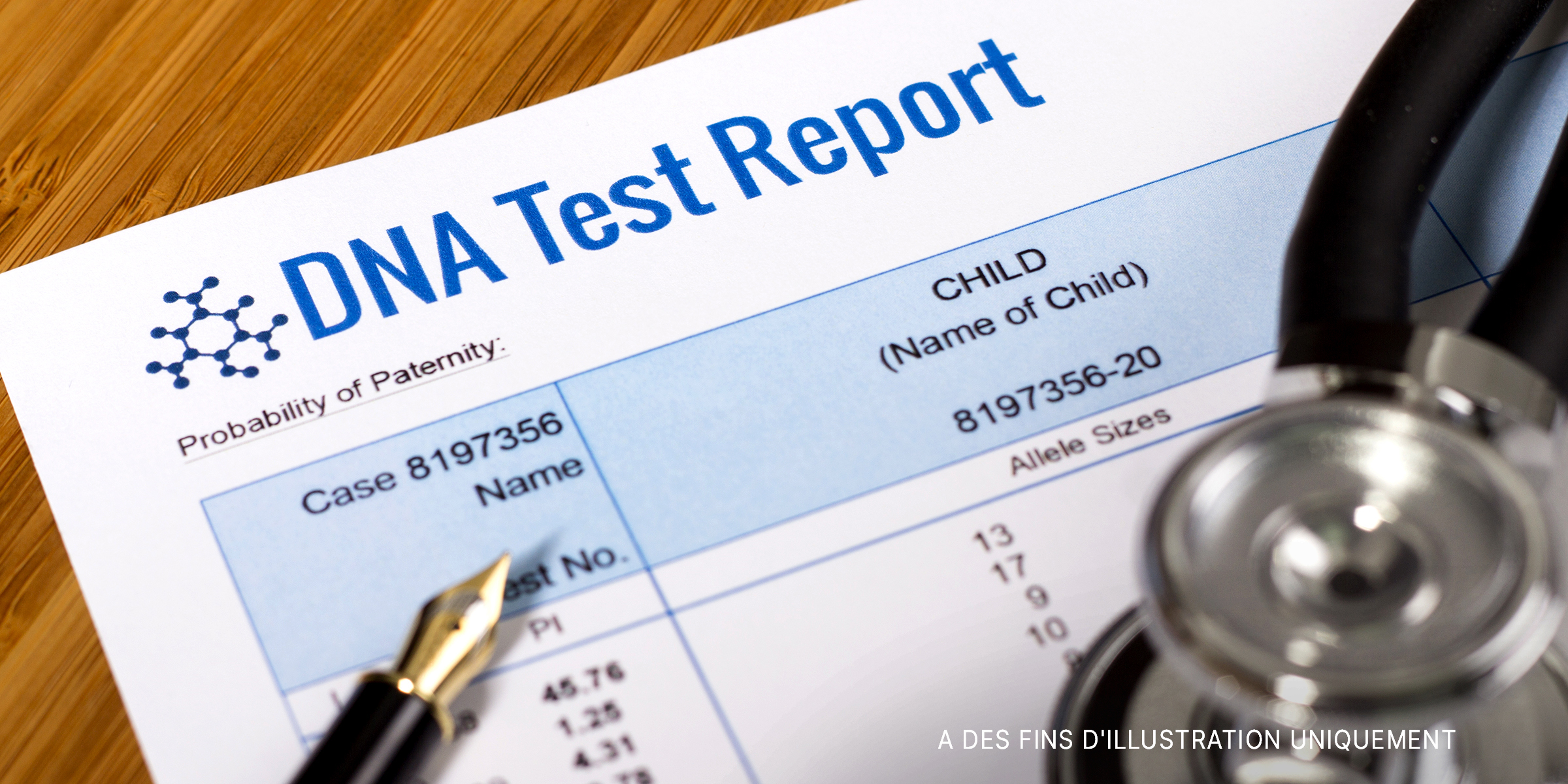 Résultats d'un test ADN | Source : Shutterstock