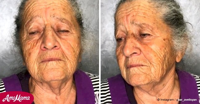 Une fille a fait un relooking a sa grand-mère et le résultat pourrait vous émouvoir