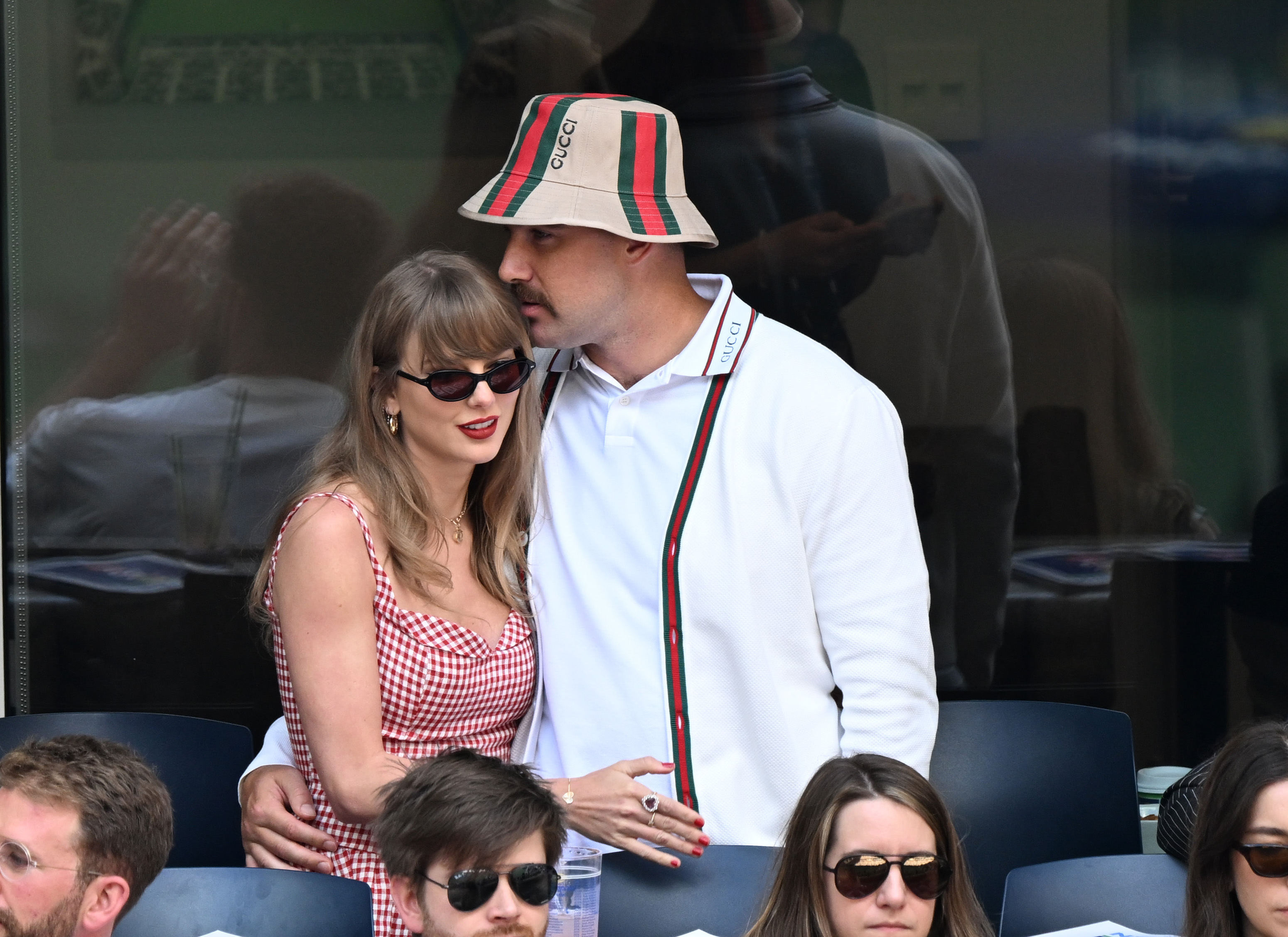 Taylor Swift et Travis Kelce. | Source : Getty Images