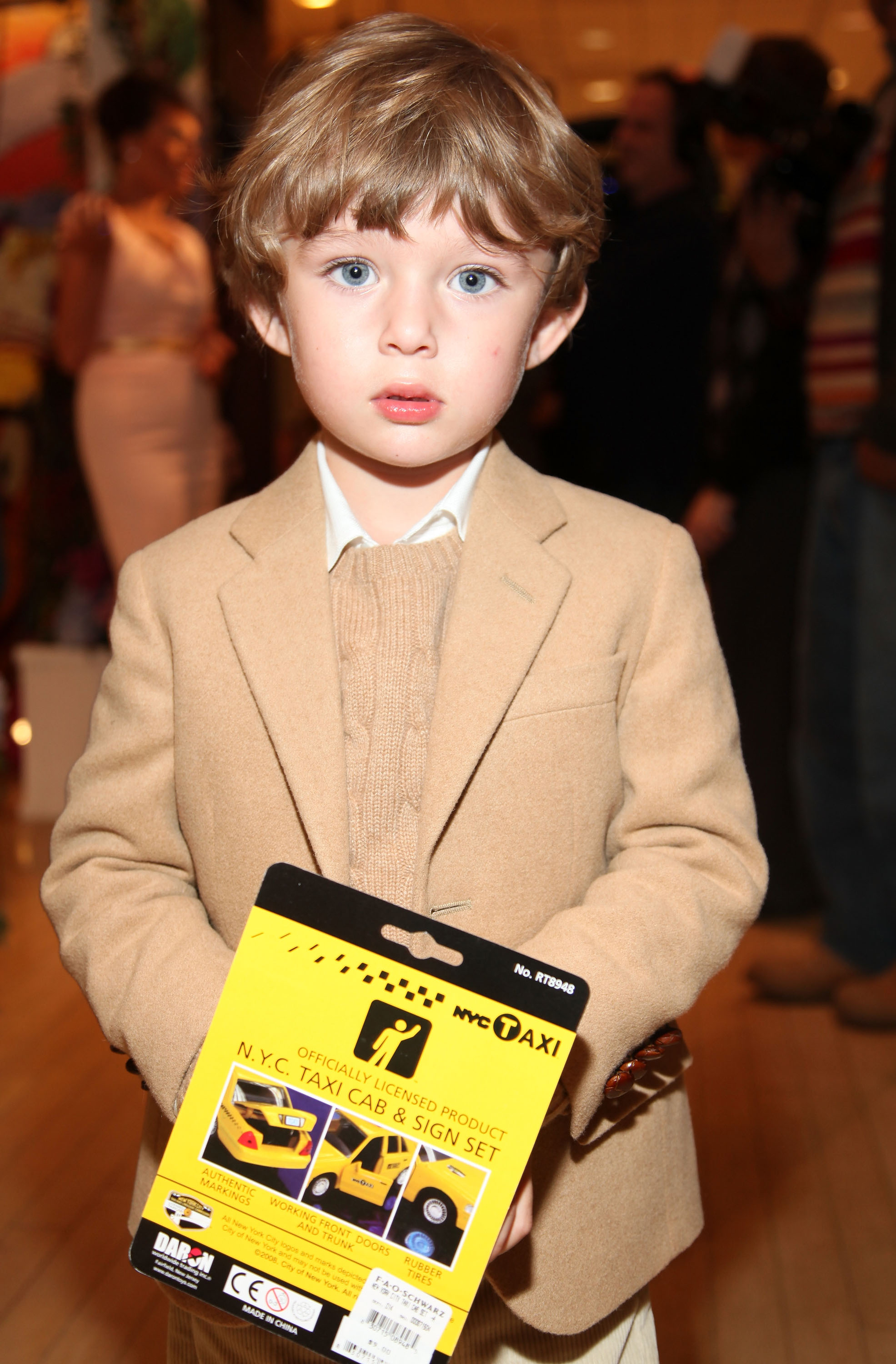 Barron Trump lors de la 18e édition de l'événement annuel Bunny Hop, le 3 mars 2009, à New York. | Source : Getty Images