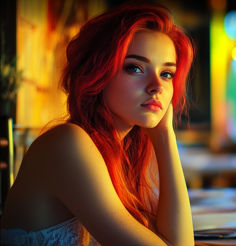 Une adolescente qui regarde quelqu'un | Source : Midjourney