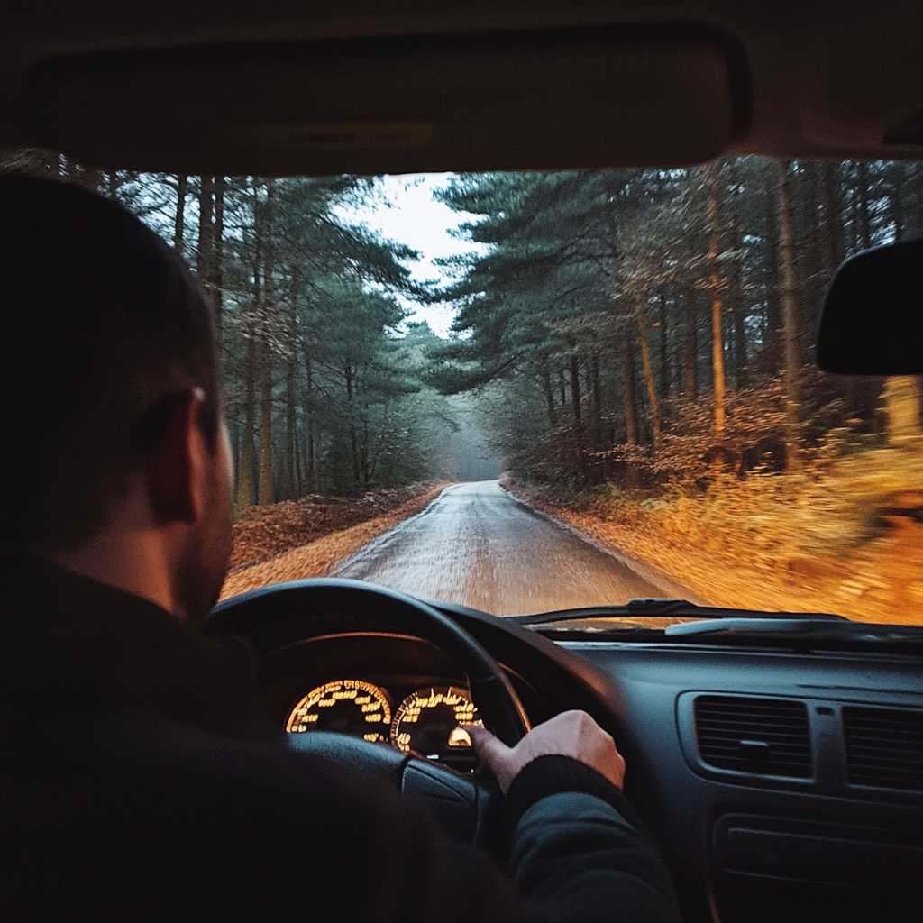 Un homme au volant | Source : Midjourney