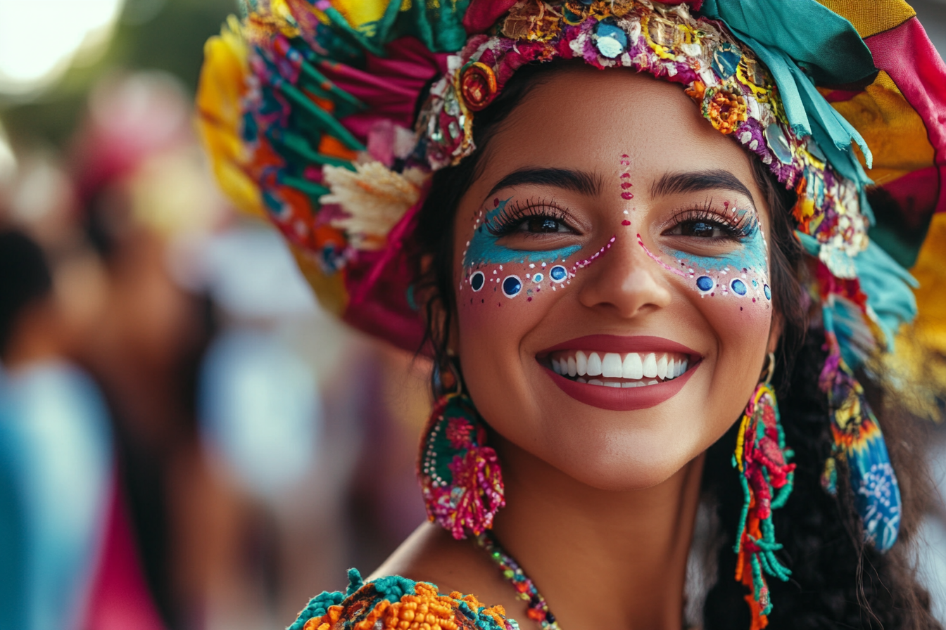 Une femme souriante | Source : Midjourney