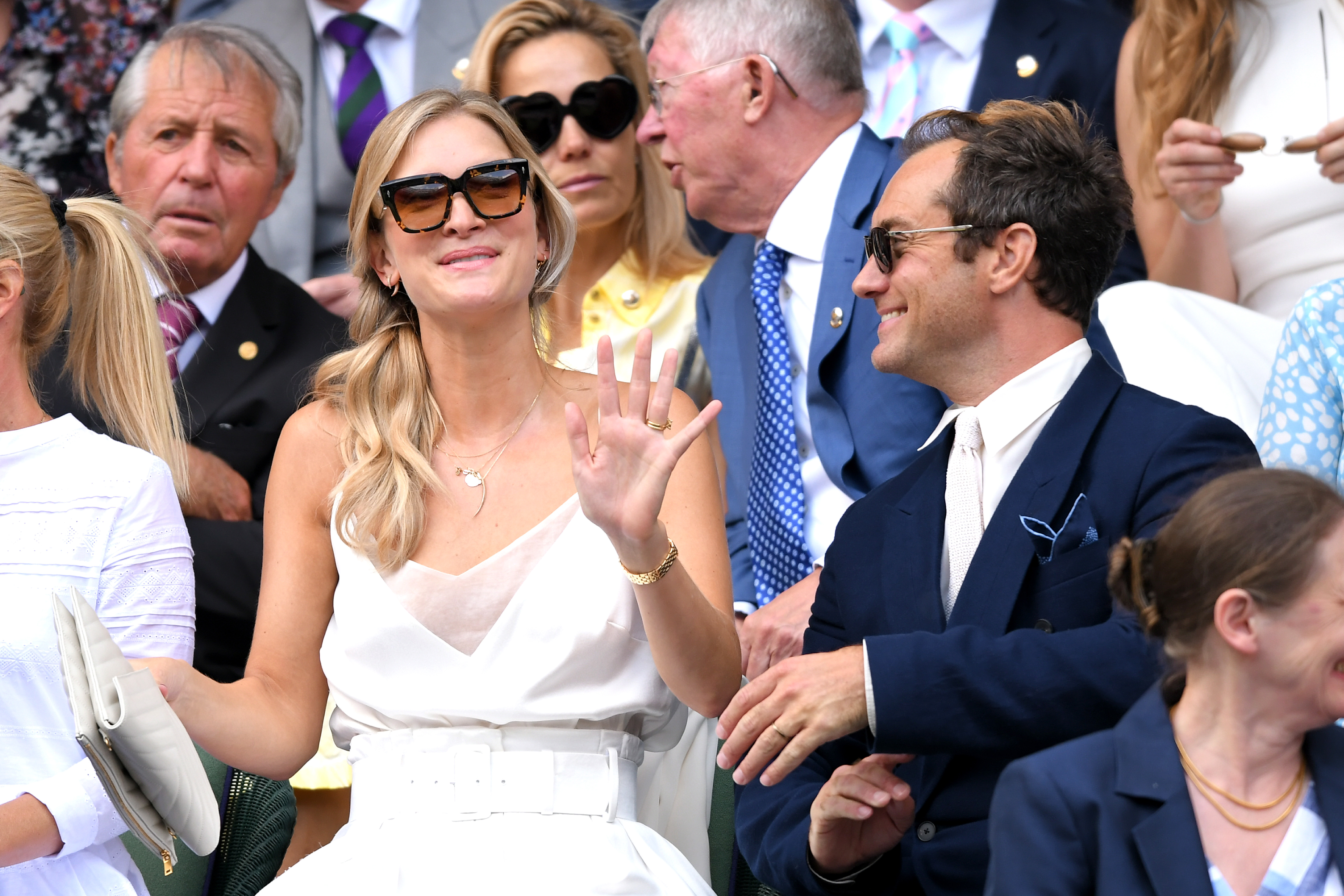 Phillipa Coan et Jude Law en 2019 | Source : Getty Images