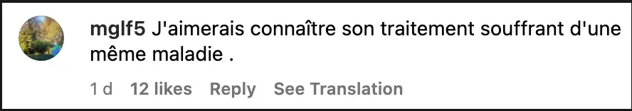 Commentaire d'un internaute sur l'apparition de Céline Dion à Riyad | Source : capture Instagram