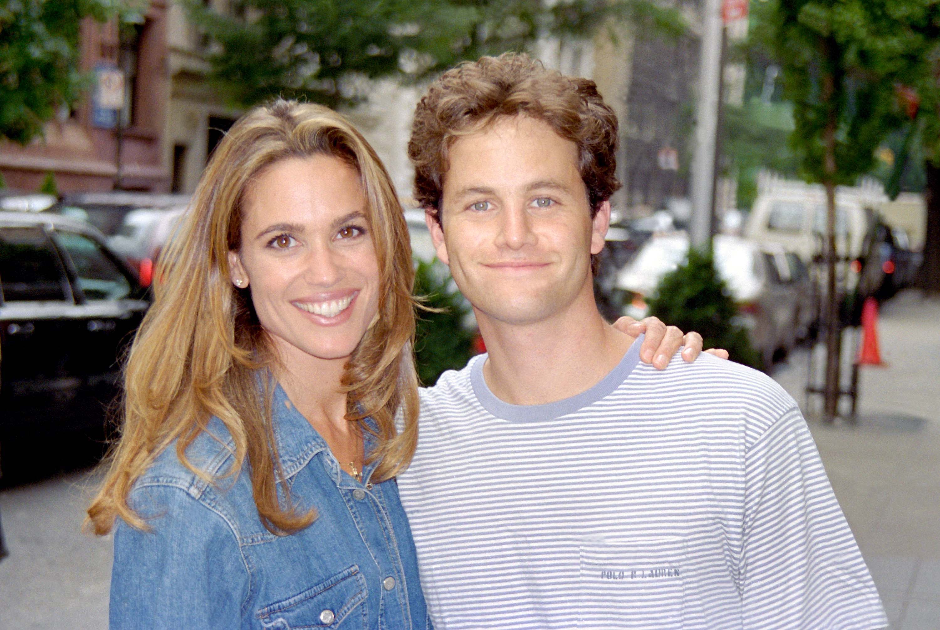 Kirk Cameron et Chelsea Noble à l'hôtel Westbury à New York le 28 juin 1996 | Source : Getty Images