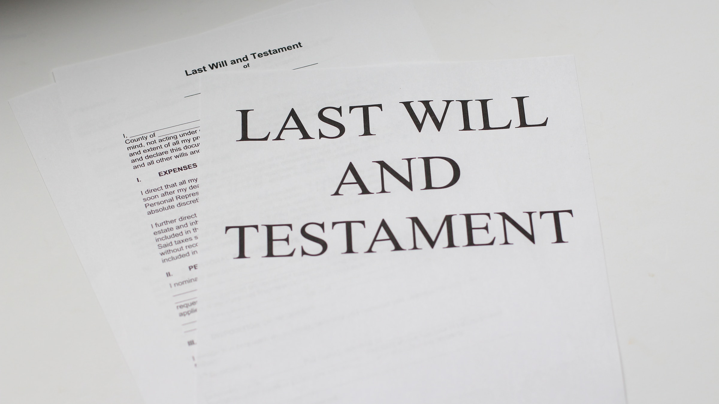 Documents des dernières volontés et du testament | Source : Unsplash