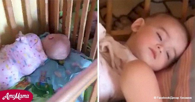 Une femme partage une vidéo dramatique de bébés avec les mains et les jambes ligotées dans une pépinière privée