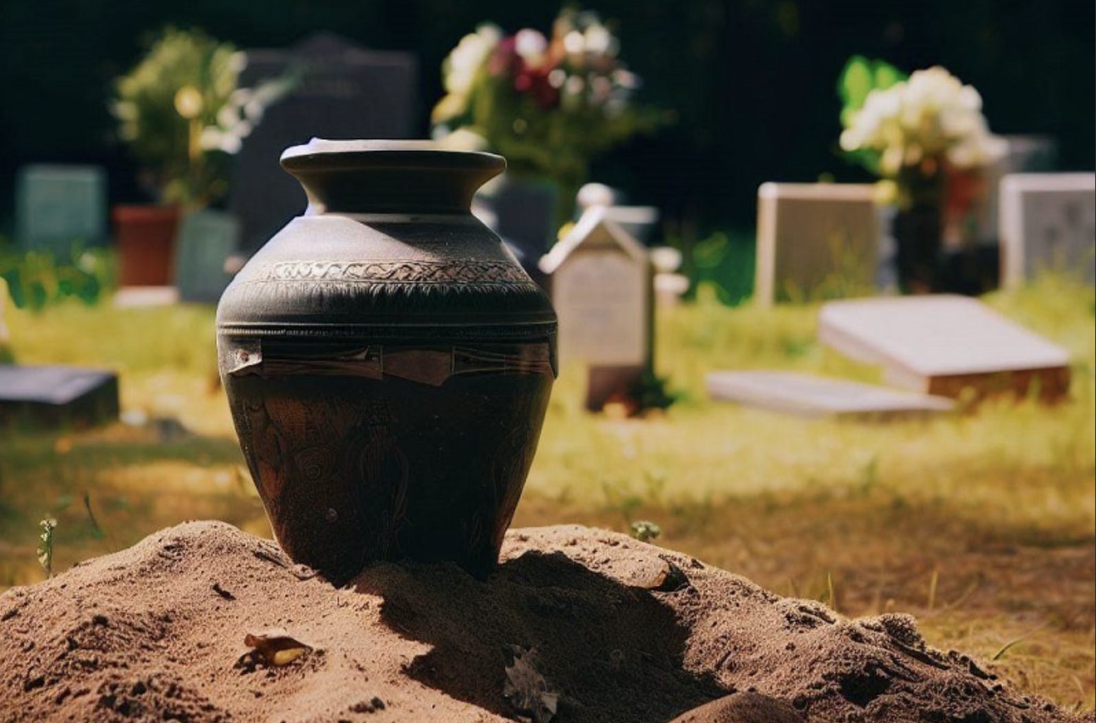 Una urna funeraria | Fuente: Shutterstock