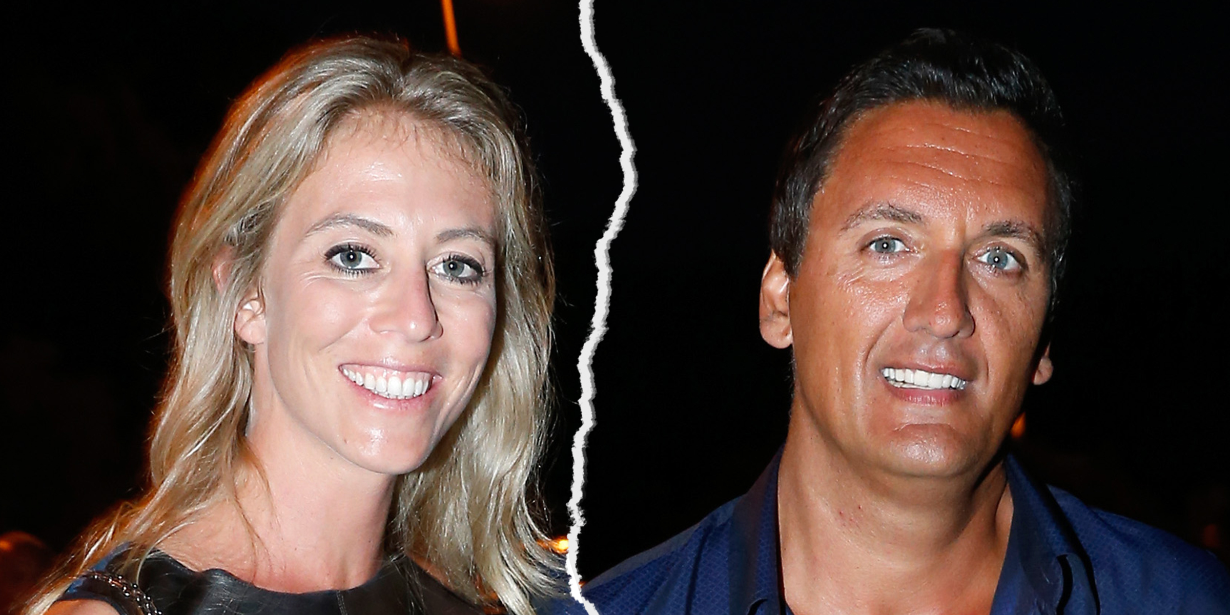 Dany Brillant et sa femme Nathalie Moury assistent au concert du chanteur Enrico Macias au 30e Festival de Ramatuelle : Jour 10 le 10 août 2014 à Ramatuelle, France I Source : Getty Images