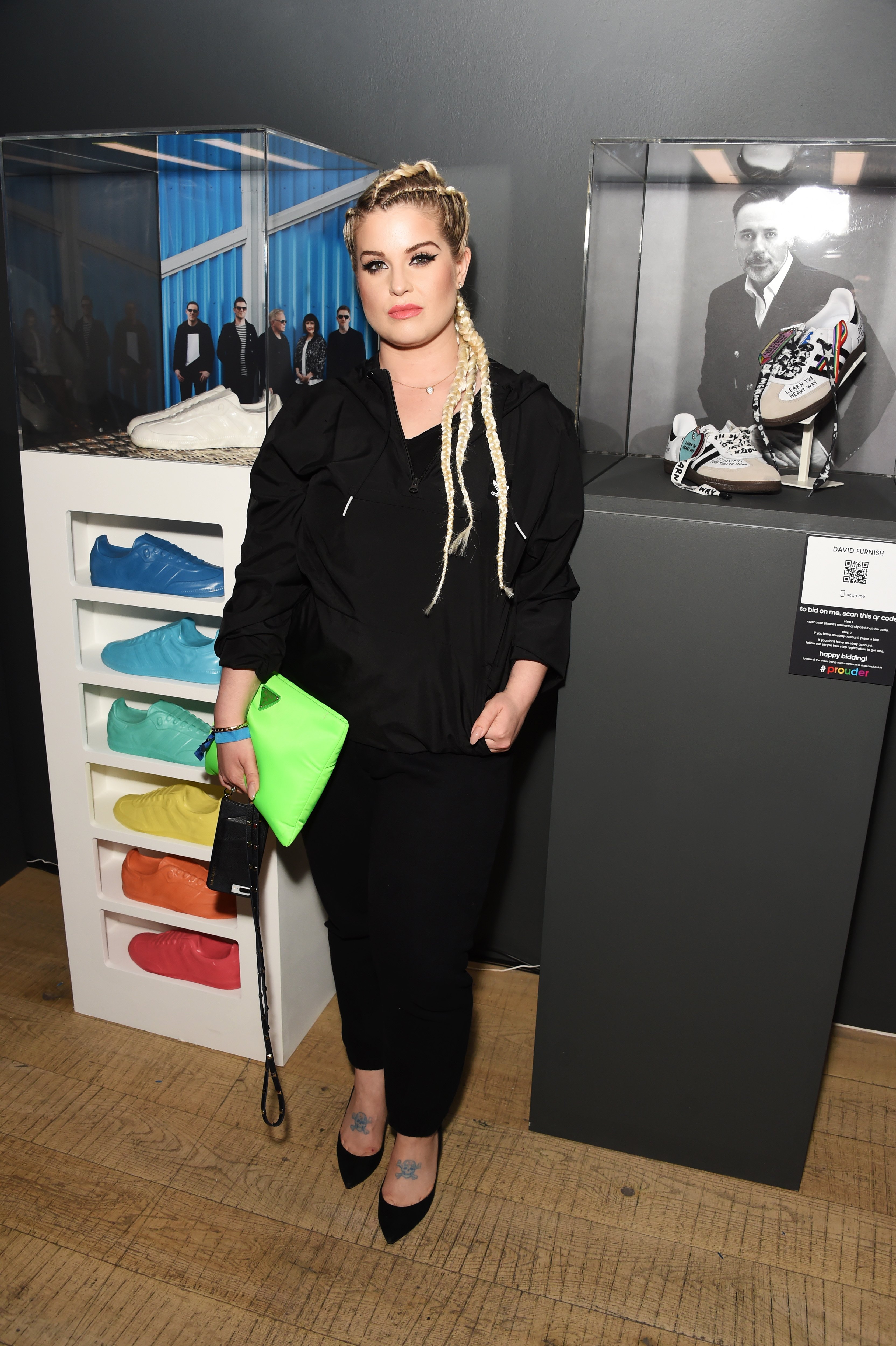 Kelly Osbourne participe au projet Adidas "Prouder' : A Fat Tony Project" à la Heni Gallery Soho le 3 juillet 2018 à Londres, en Angleterre.┃Source : Getty Images