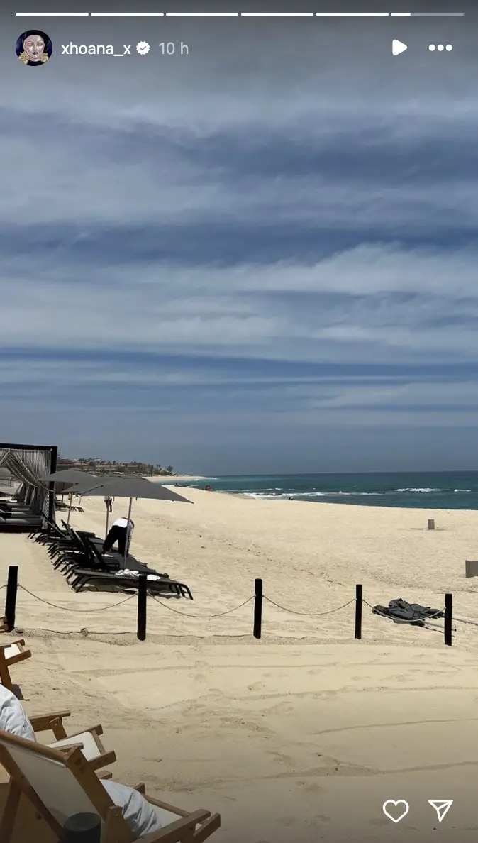 Une image d'une plage de Cabo San Lucas vue dans une story Instagram du 12 mai 2024 | Source : Instagram.com/xhoana_x/