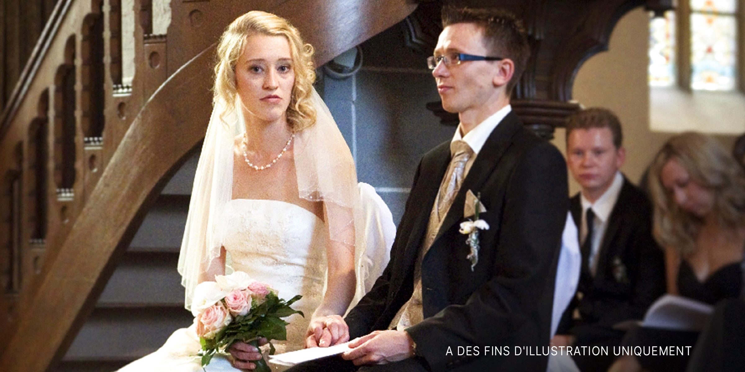 Une mariée et un marié à leur mariage | Source : flickr.com/!Koss/CC BY-ND 2.0
