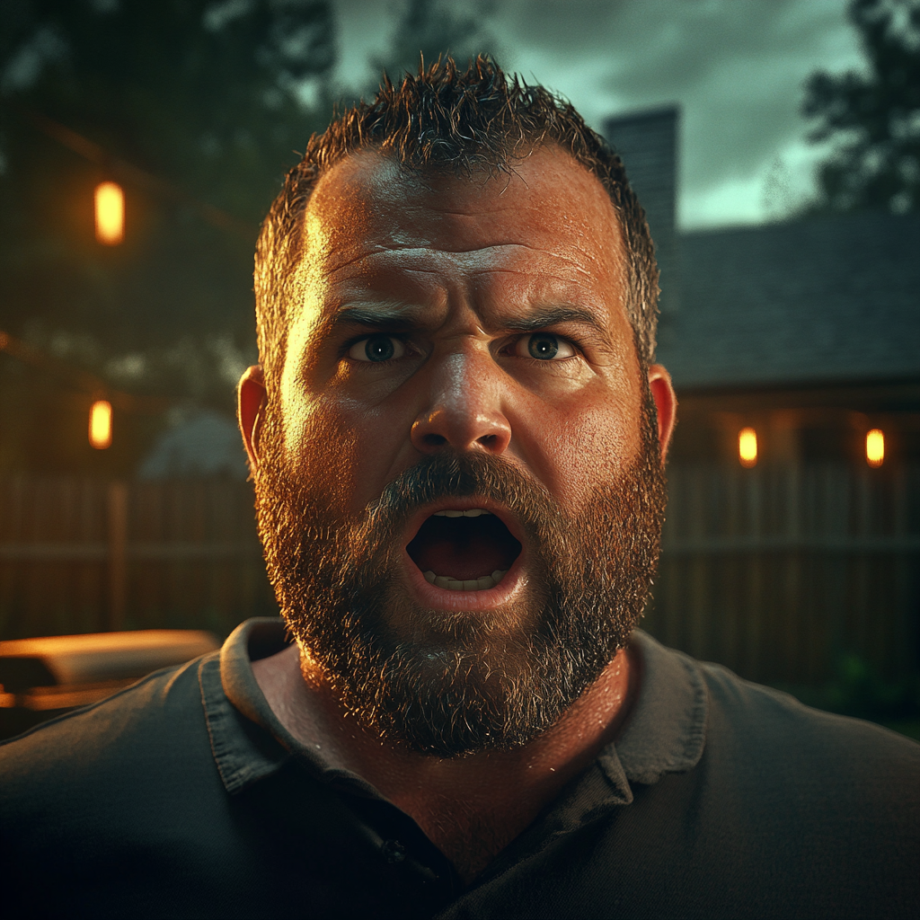 Un homme effrayé | Source : Midjourney