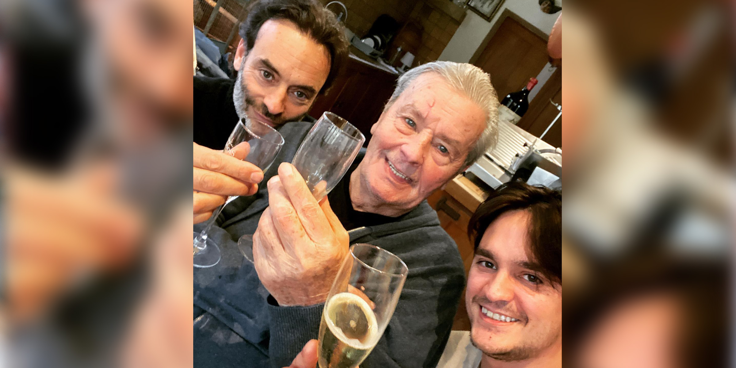 Alain, Anthony et Alain-Fabien Delon | Source : Instagram