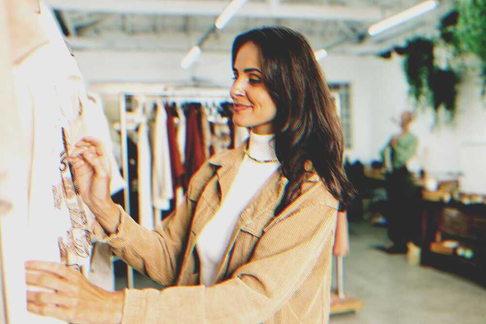 Mujer mirando ropa en tienda | Foto: Shutterstock