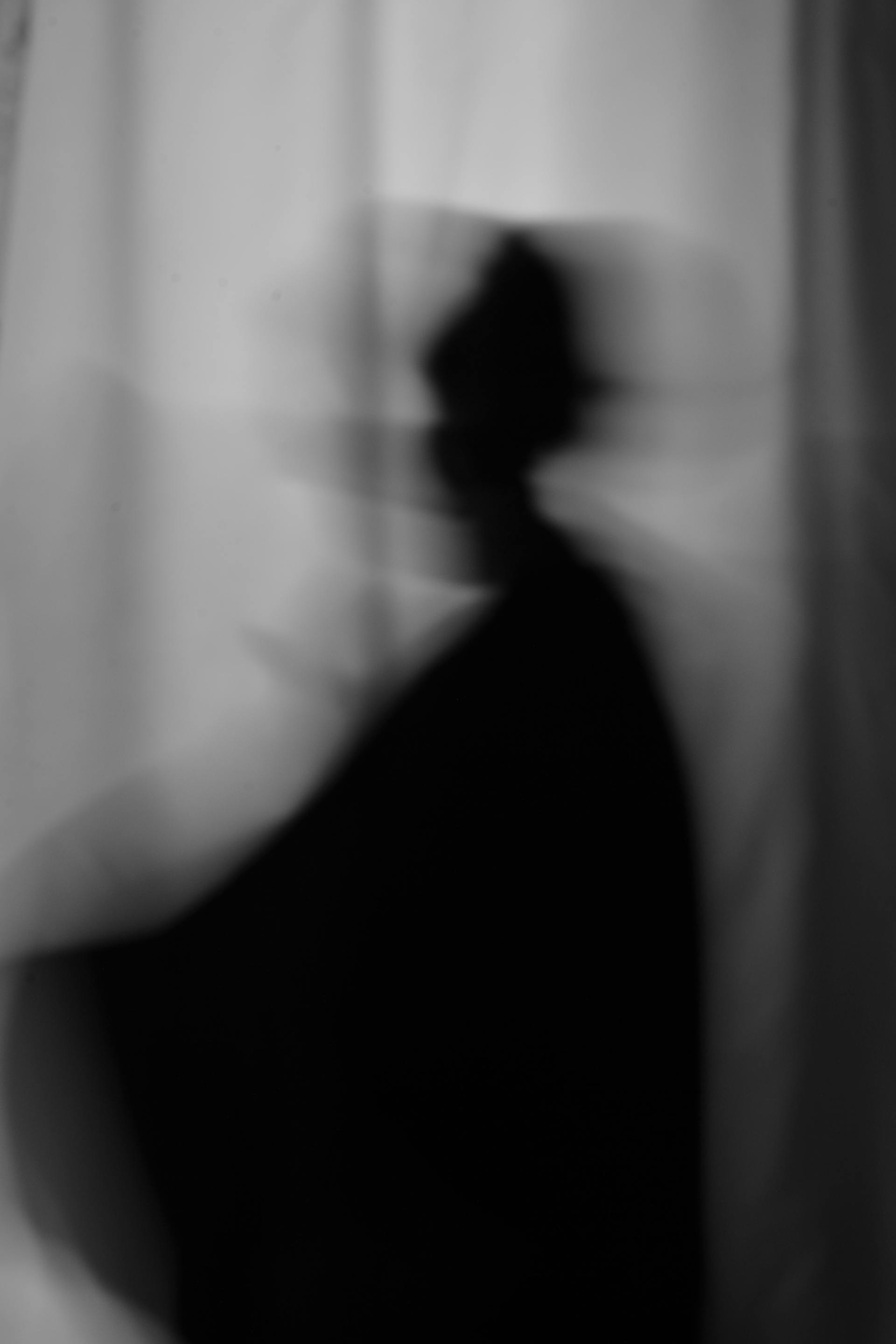 Une silhouette floue | Source : Pexels
