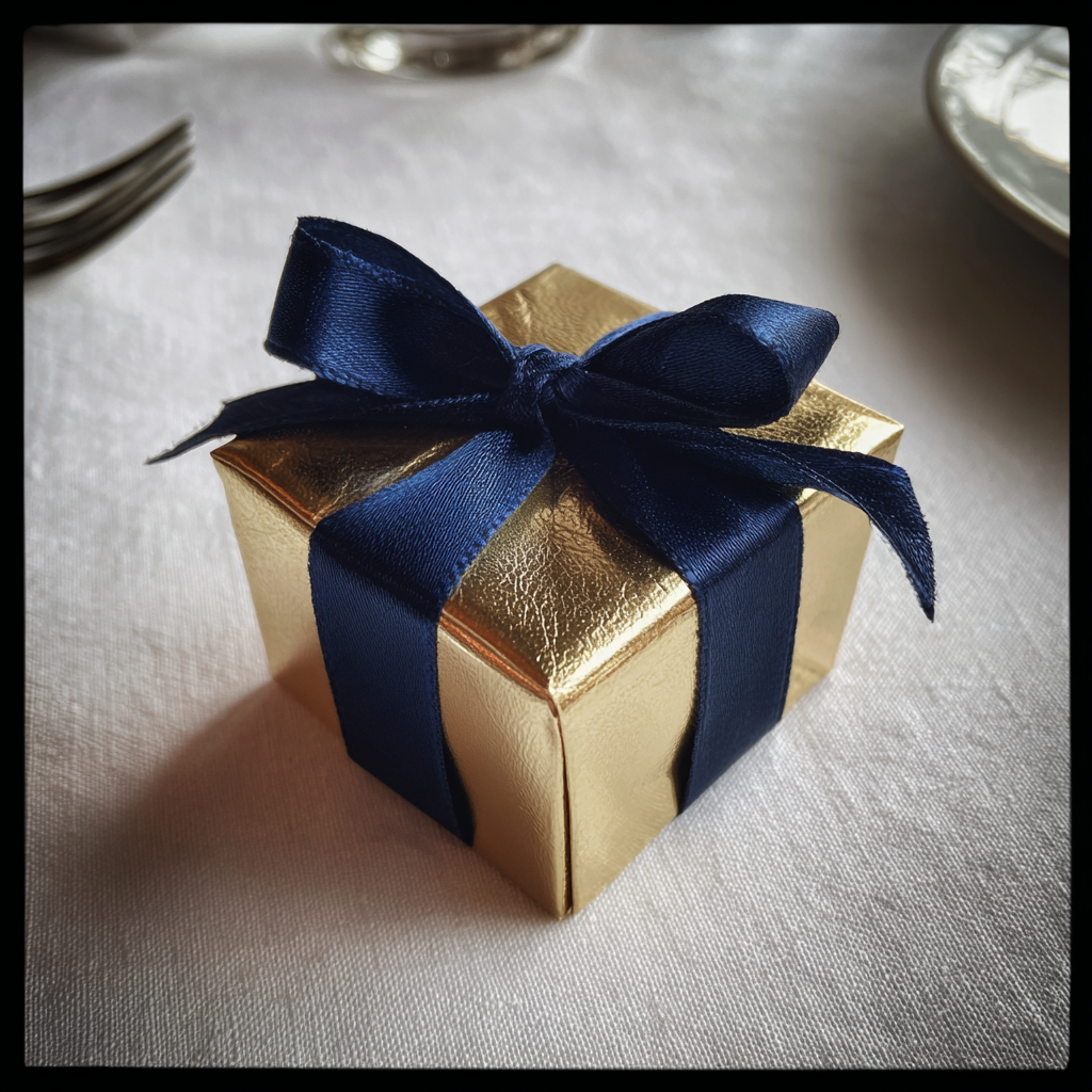 Un cadeau sur une table | Source : Midjourney