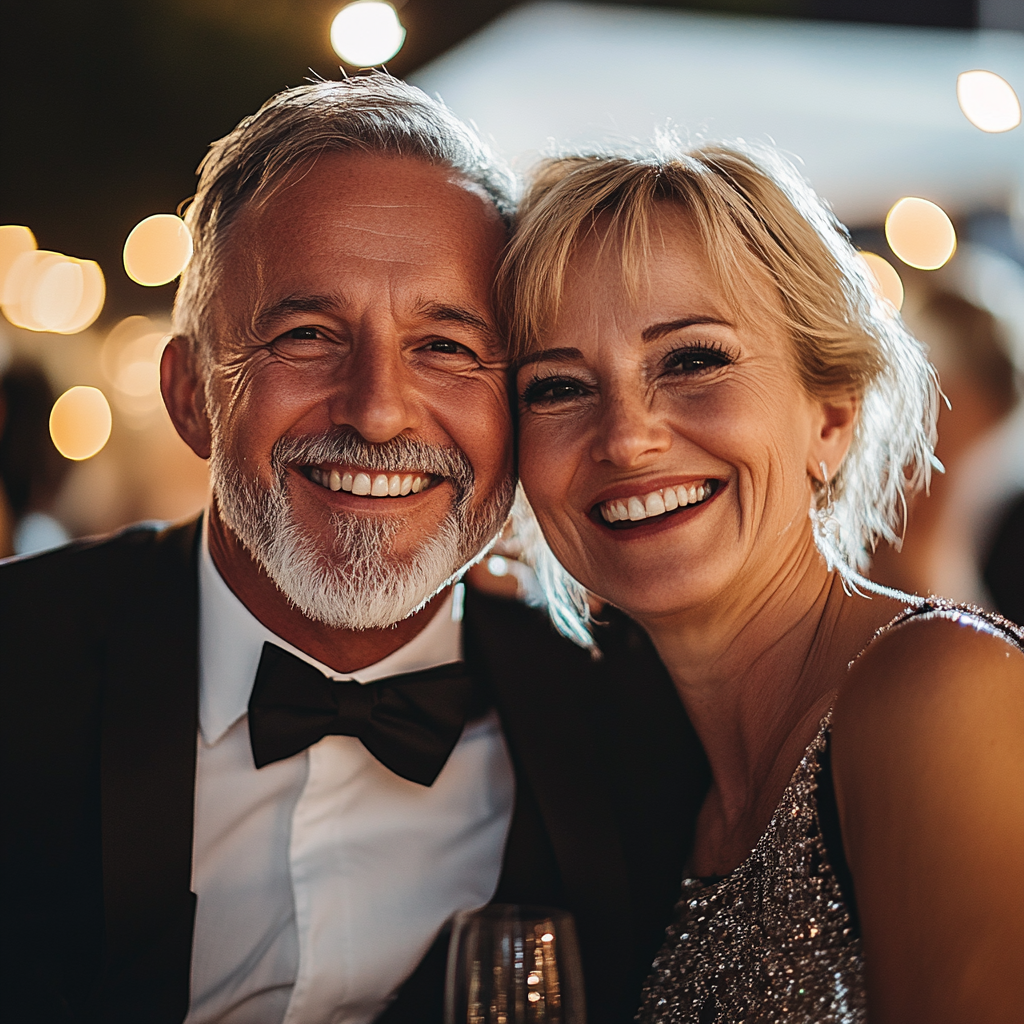 Un couple de personnes âgées souriantes | Source : Midjourney