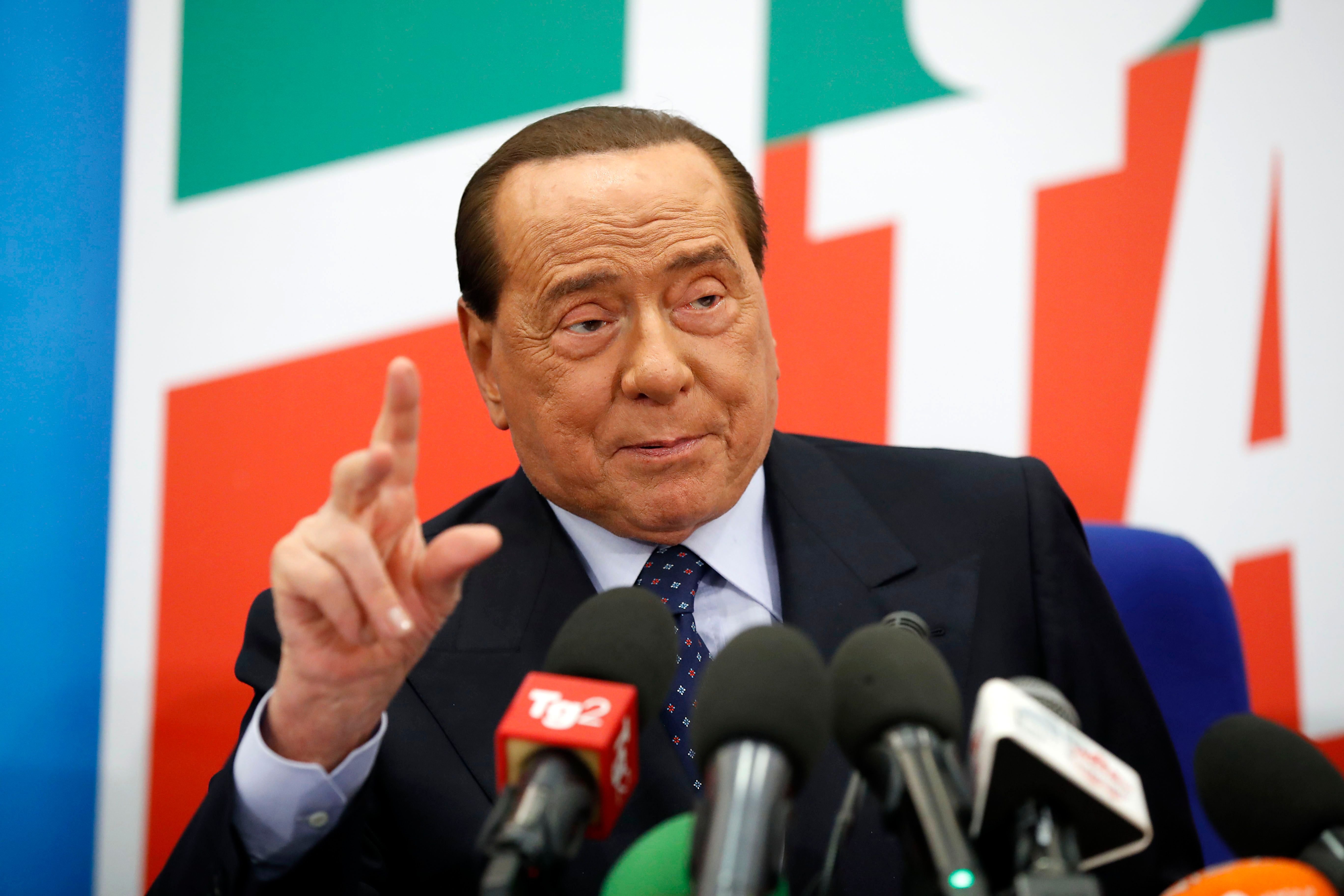 Forza Italia leader Silvio Berlusconi attends the presentation of the new book "Perché l'Italia diventò fascista" by Italian writer Bruno Vespa, on December 19, 2019 in Rome, Italy.  | Photo : Getty Images